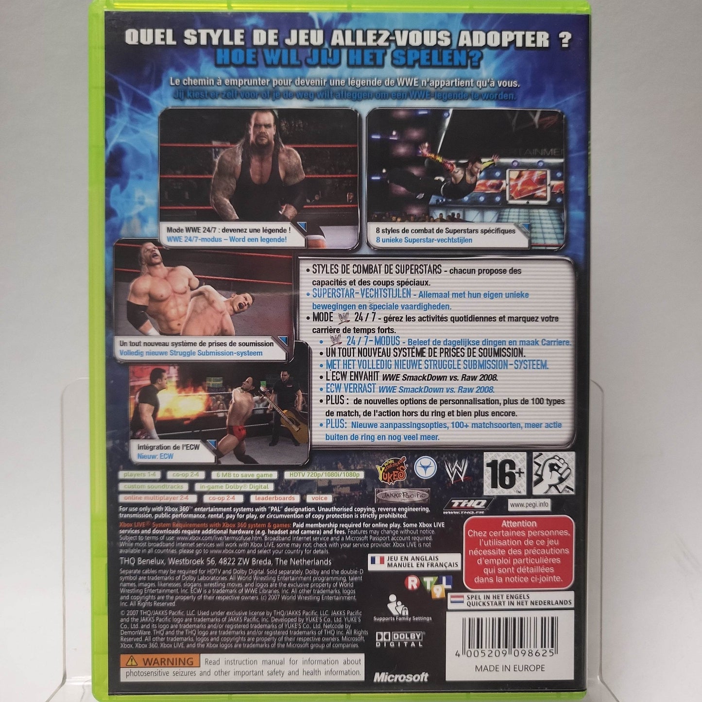 Smackdown vs Raw 2008 Xbox 360 - Feniks Gameshop