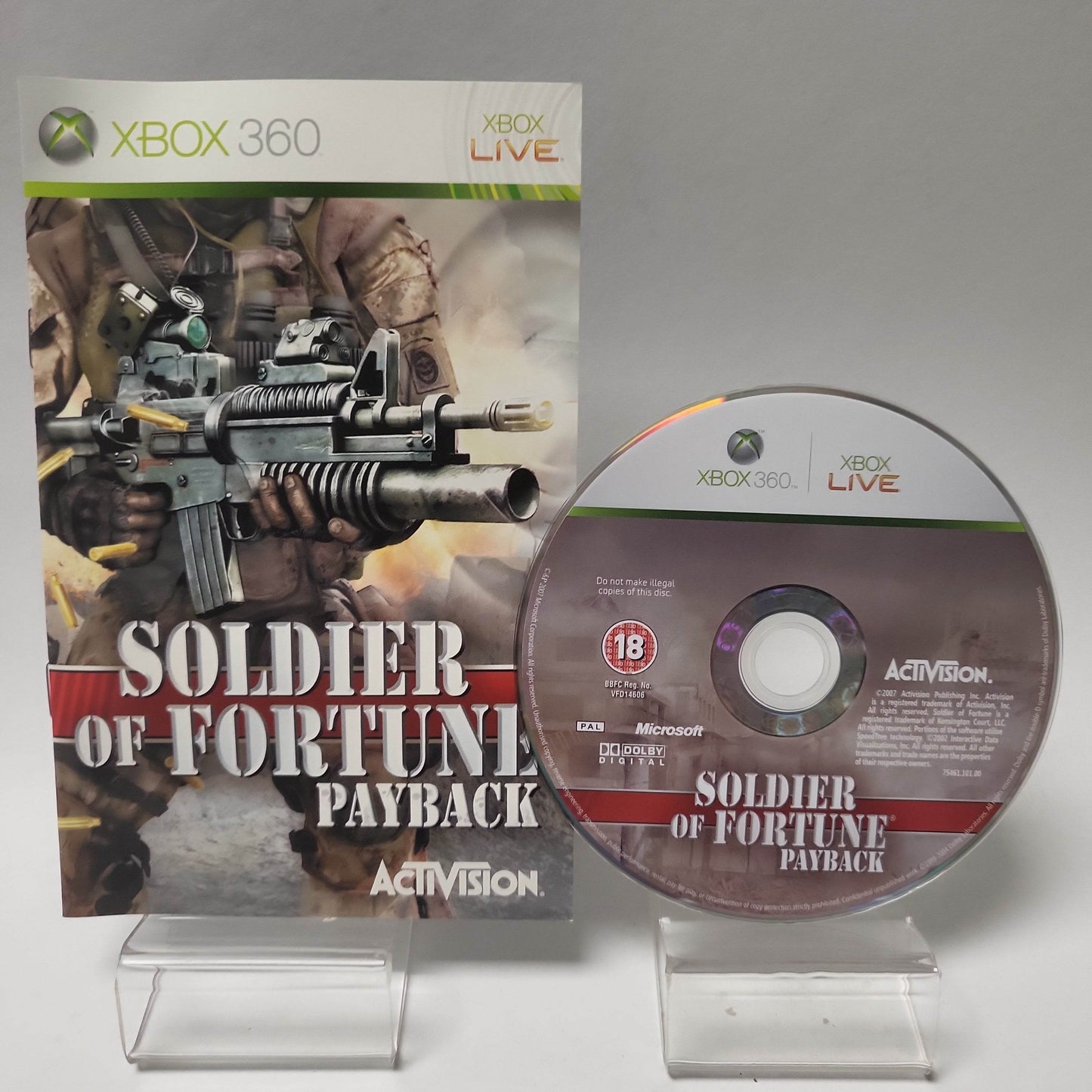 Soldier of Fortune Payback Xbox 360- Live - Feniks Gameshop