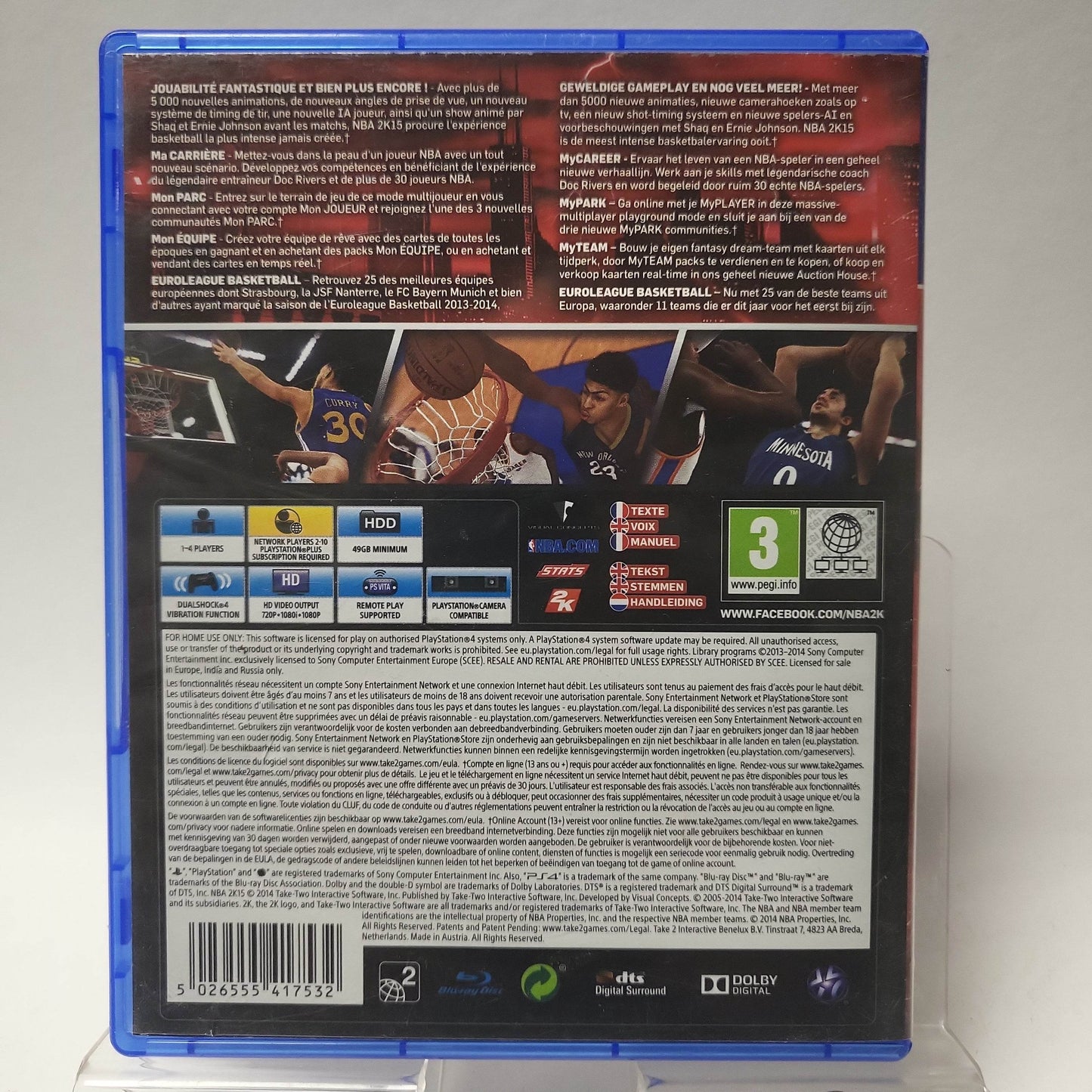 NBA 2K 15 Playstation 4 - Feniks Gameshop