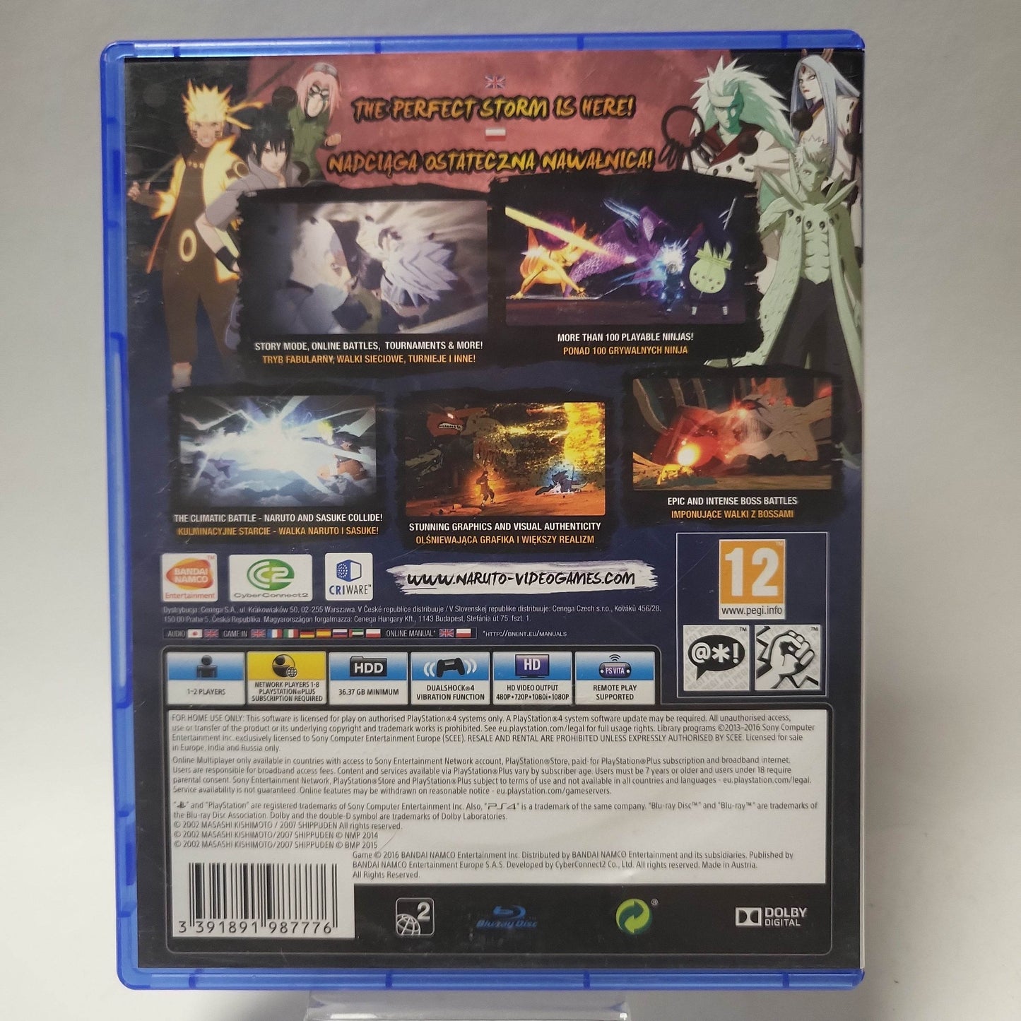 Naruto Shippuden Ultimate Ninja Storm 4 (No Book) Playstation 4 - Feniks Gameshop