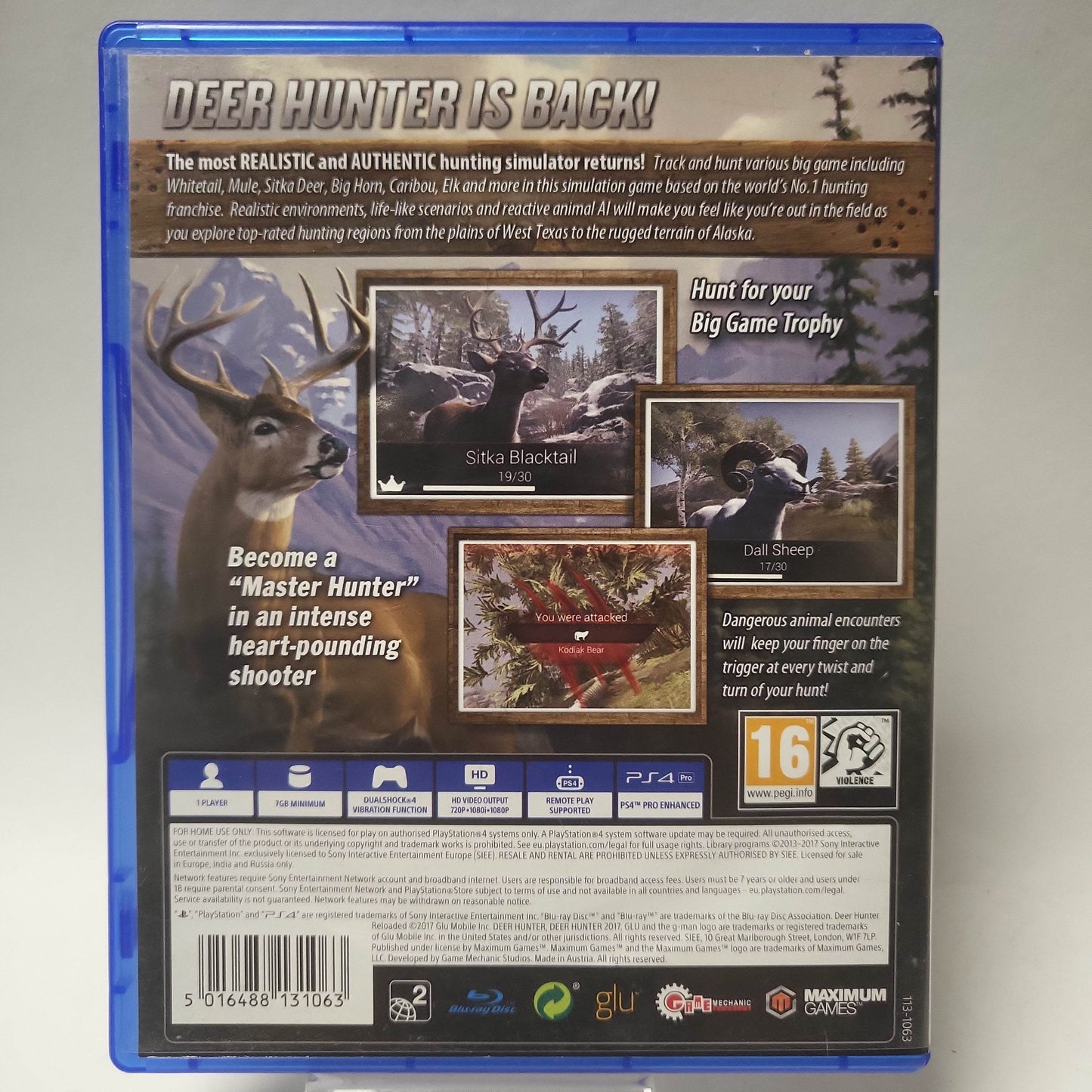 Deer Hunter Reloaded (No Book) Playstation 4 - Feniks Gameshop