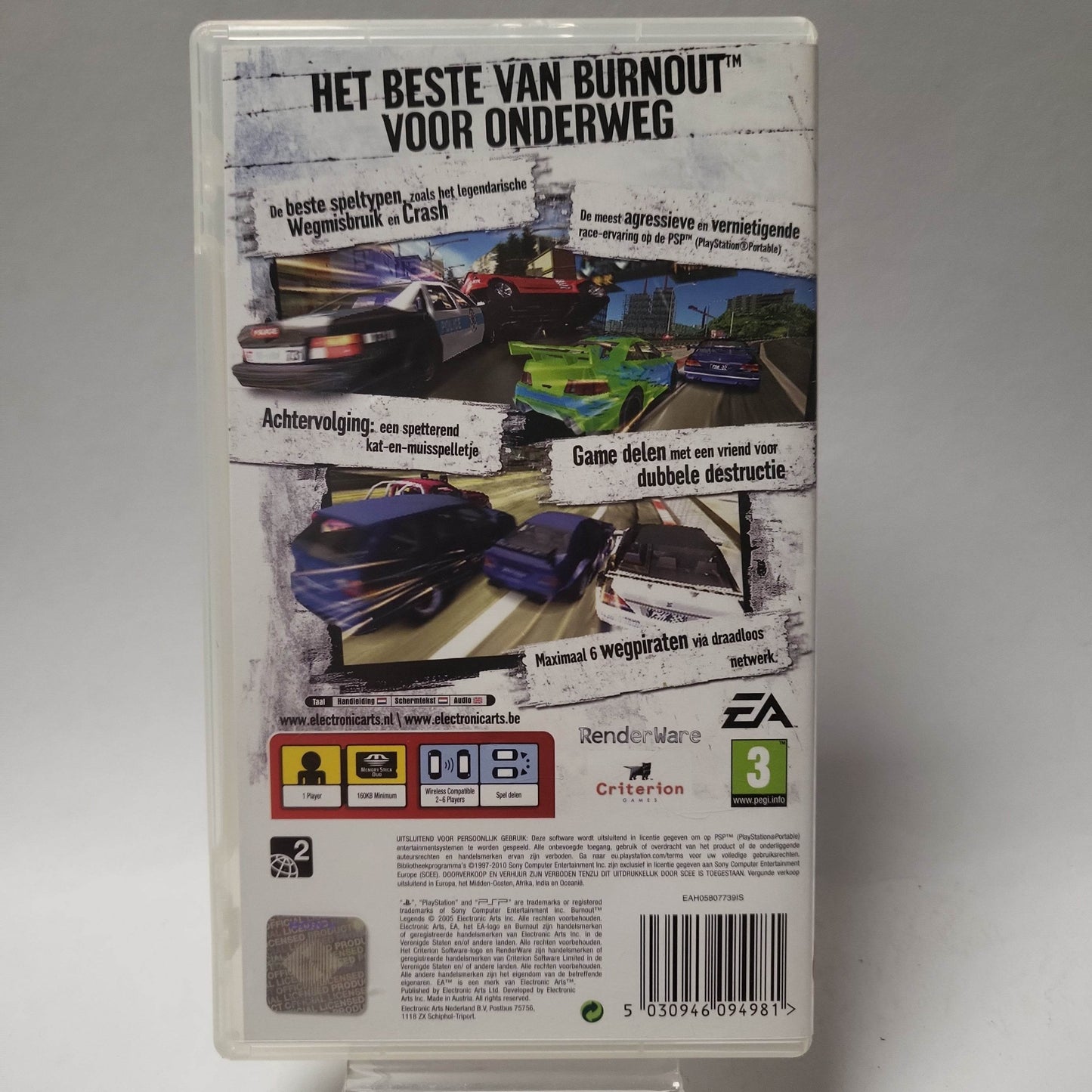 Burnout Legends Essentials (No Book) Playstation Portable - Feniks Gameshop