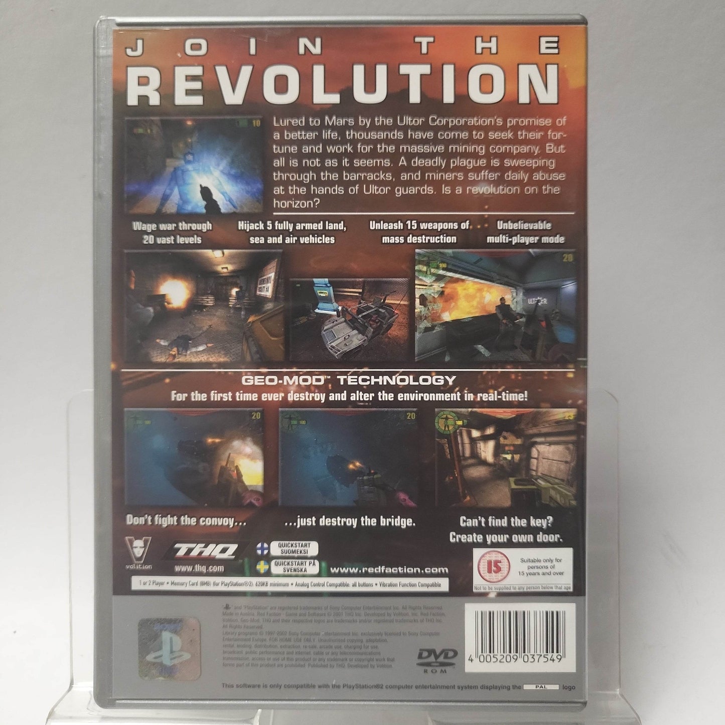 Red Faction Platinum Playstation 2 - Feniks Gameshop