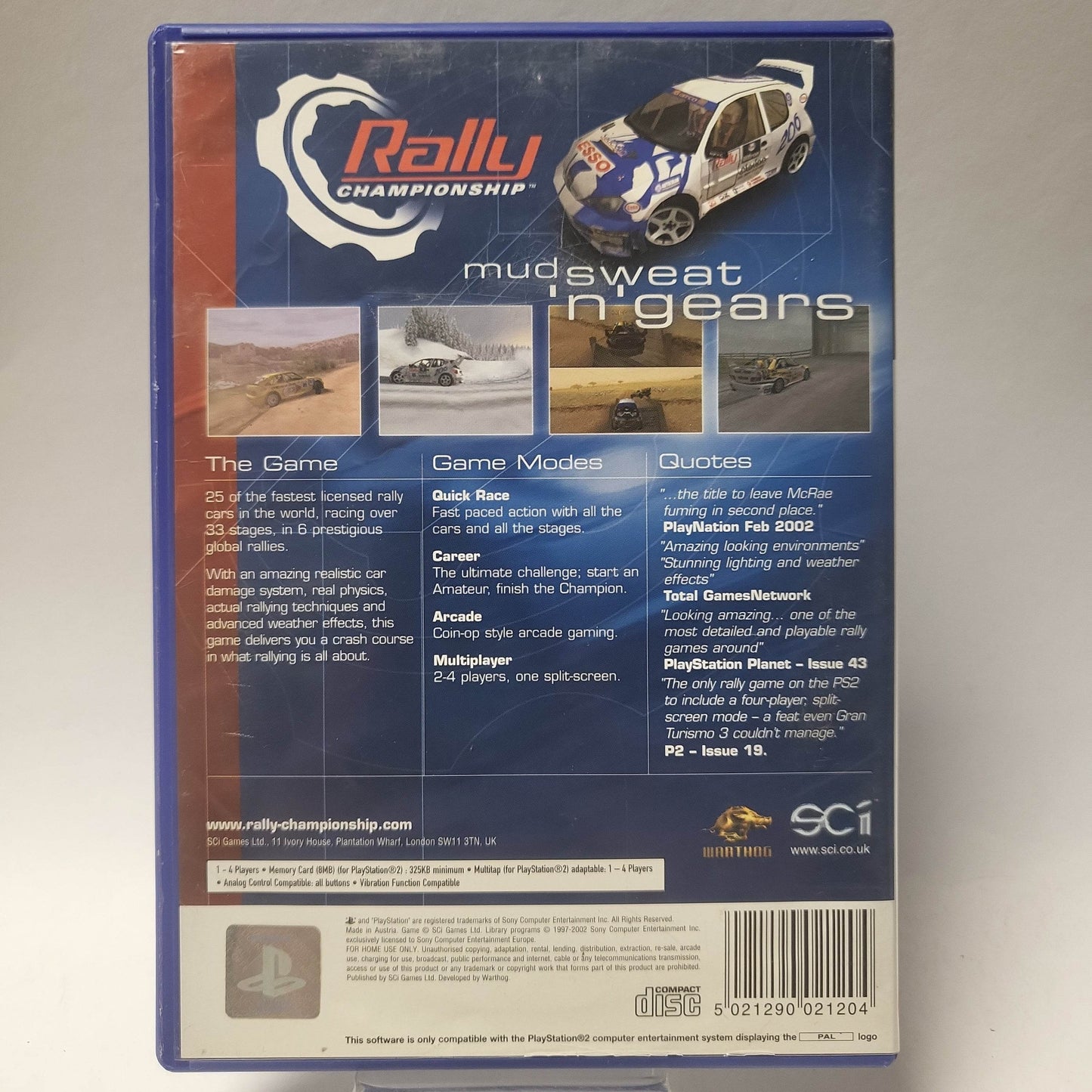 Rally Championship (No Book) PlayStation 2 - Feniks Gameshop