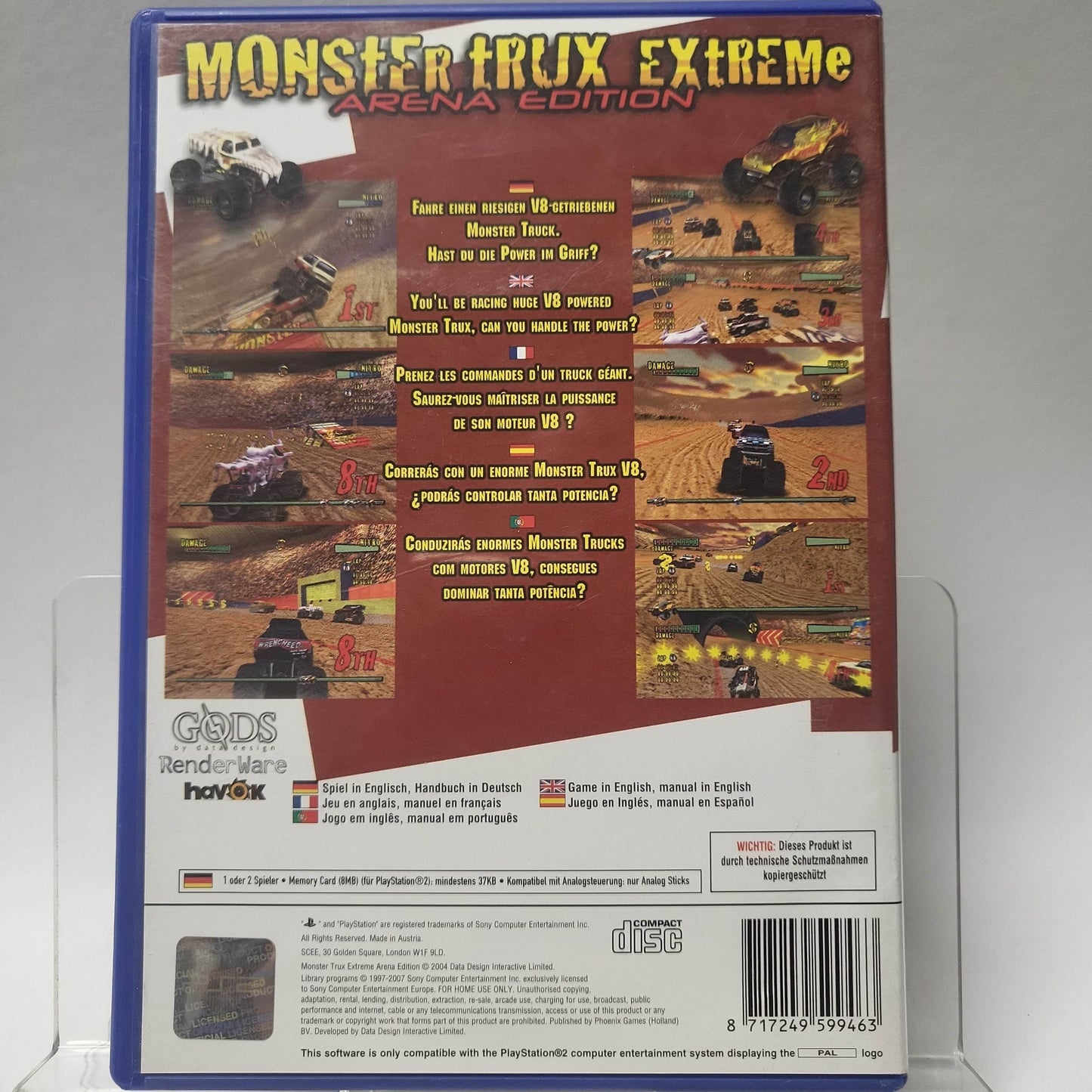 Monster Trux Extreme Arena Edition Playstation 2 - Feniks Gameshop