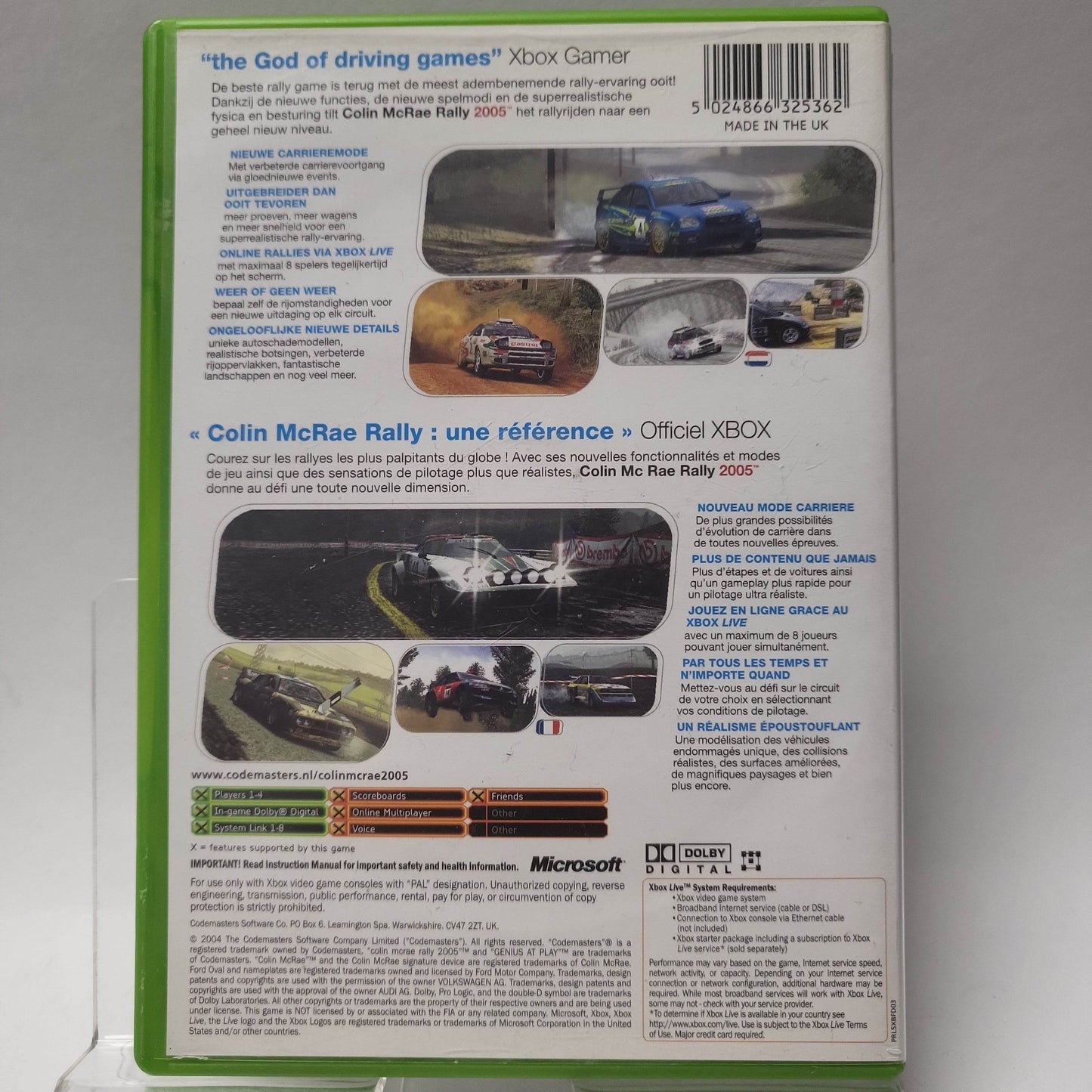 Colin McRae Rally 2005 Xbox Original - Feniks Gameshop