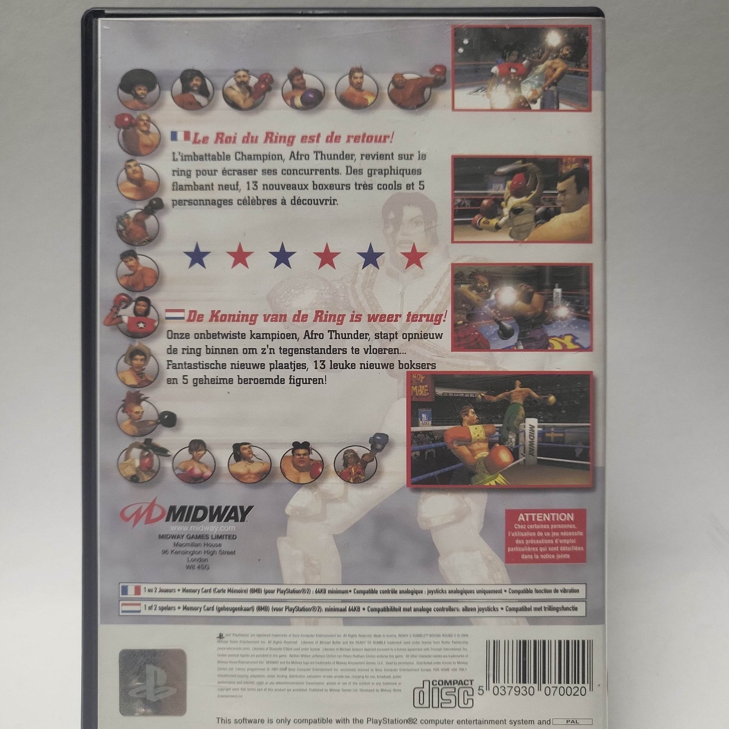 Ready 2 Rumble Boxing Round 2 (No Book) PlayStation 2 - Feniks Gameshop