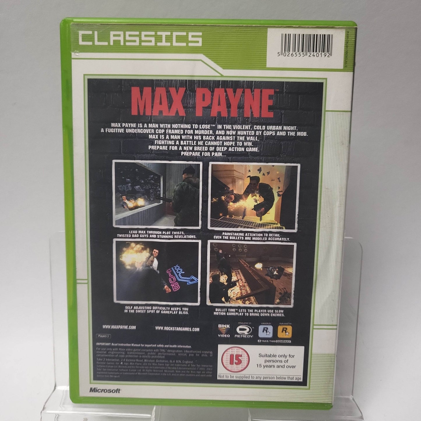 Max Payne Classics Xbox Original - Feniks Gameshop