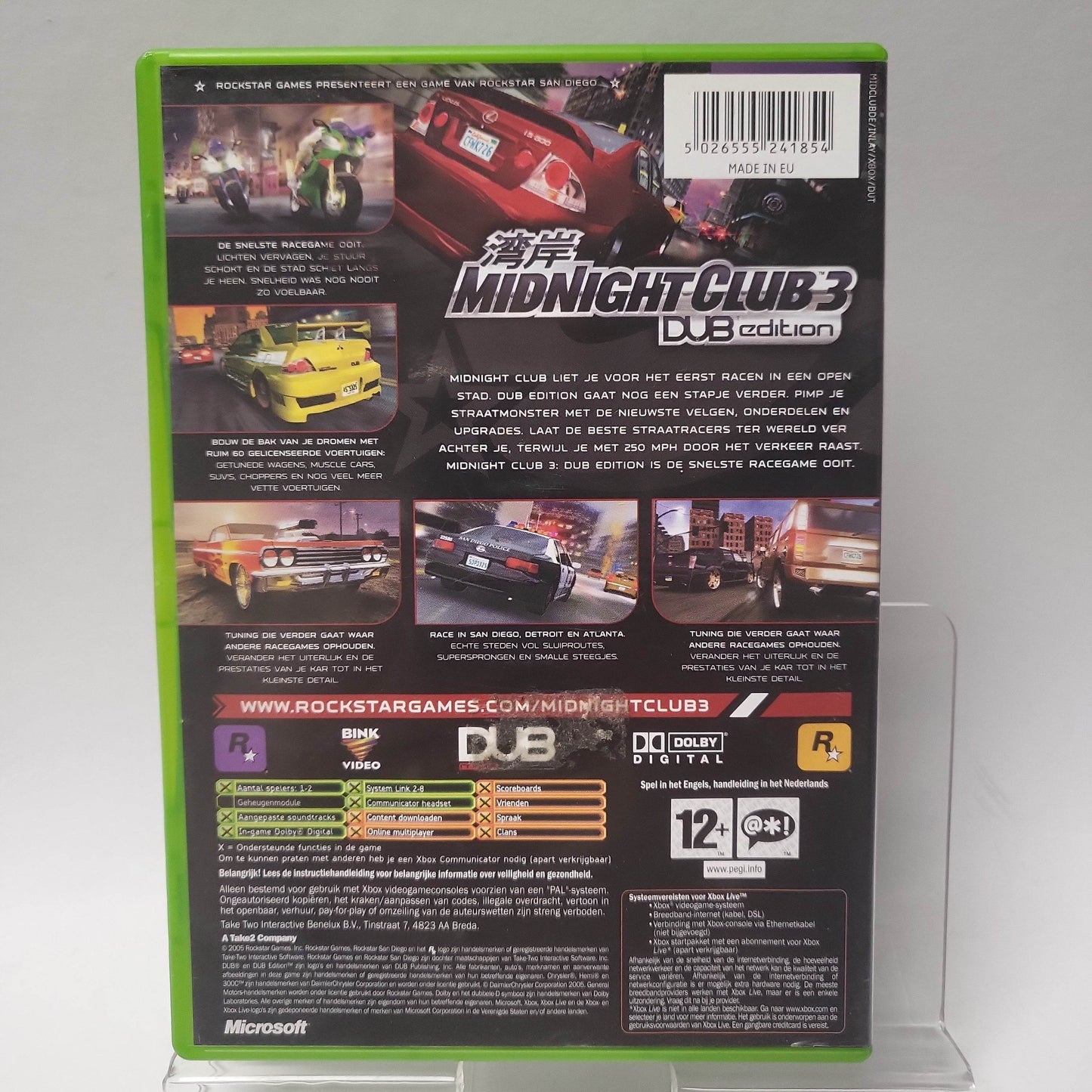 Midnight Club 3 DUB Edition Xbox Original - Feniks Gameshop