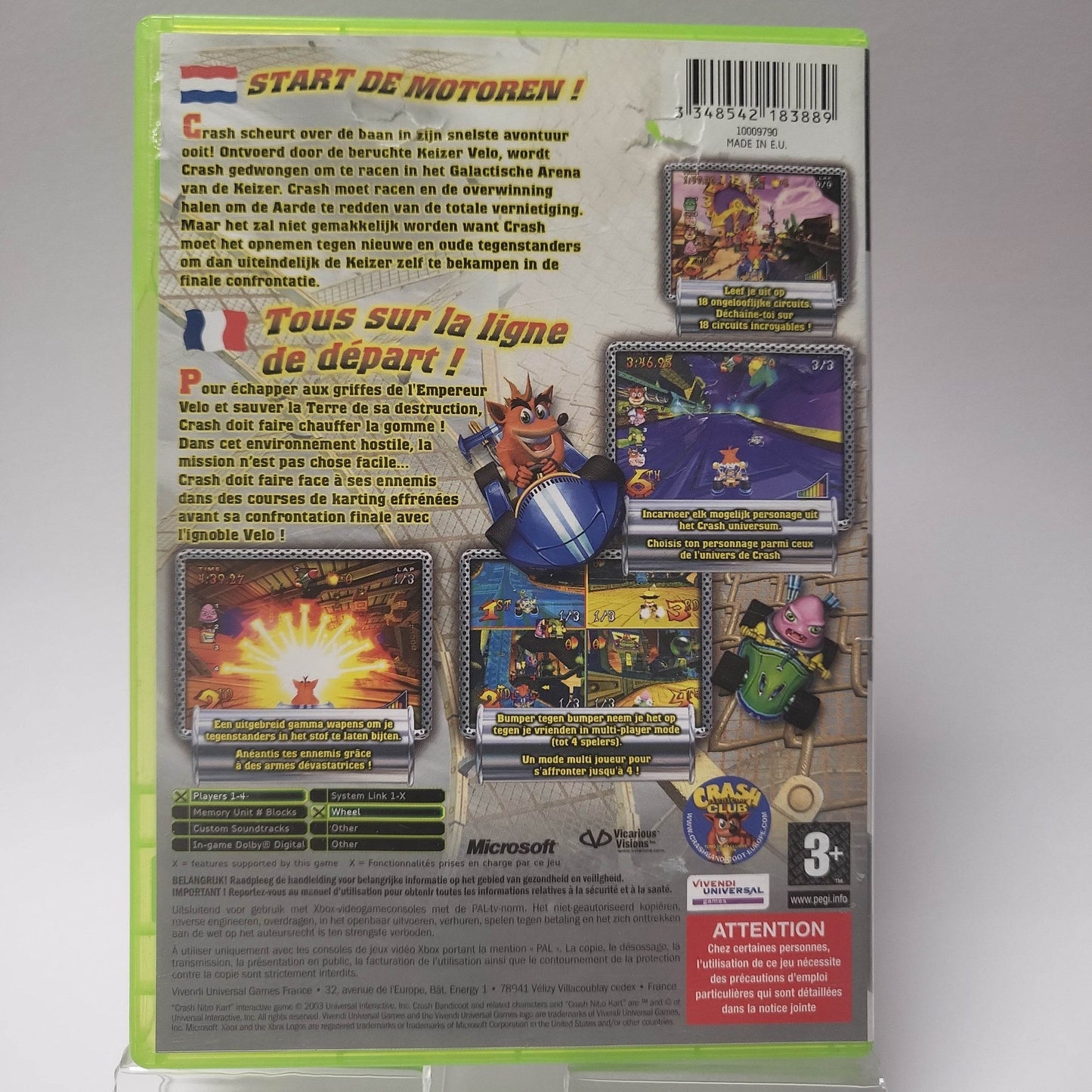 Crash Nitro Kart Xbox Original - Feniks Gameshop