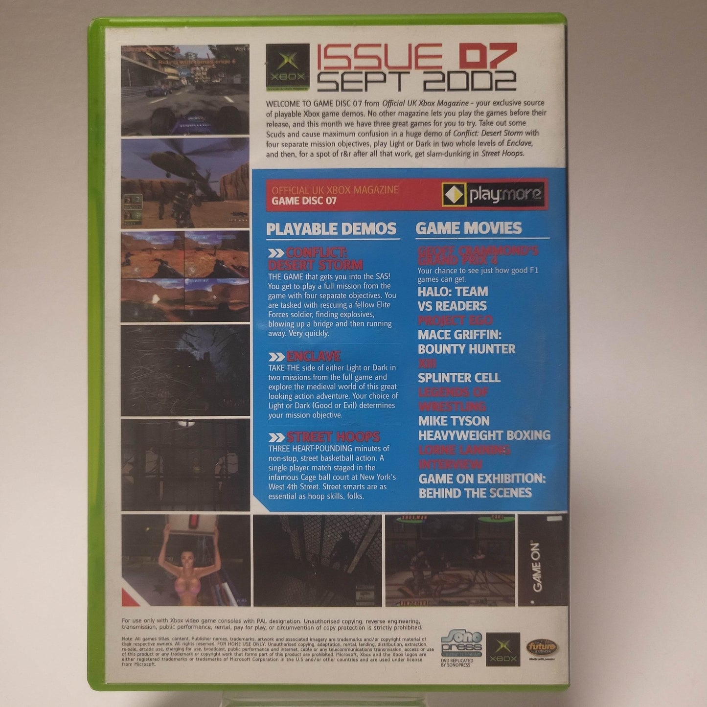 Xbox Demo Game Disc 07 Xbox Original - Feniks Gameshop