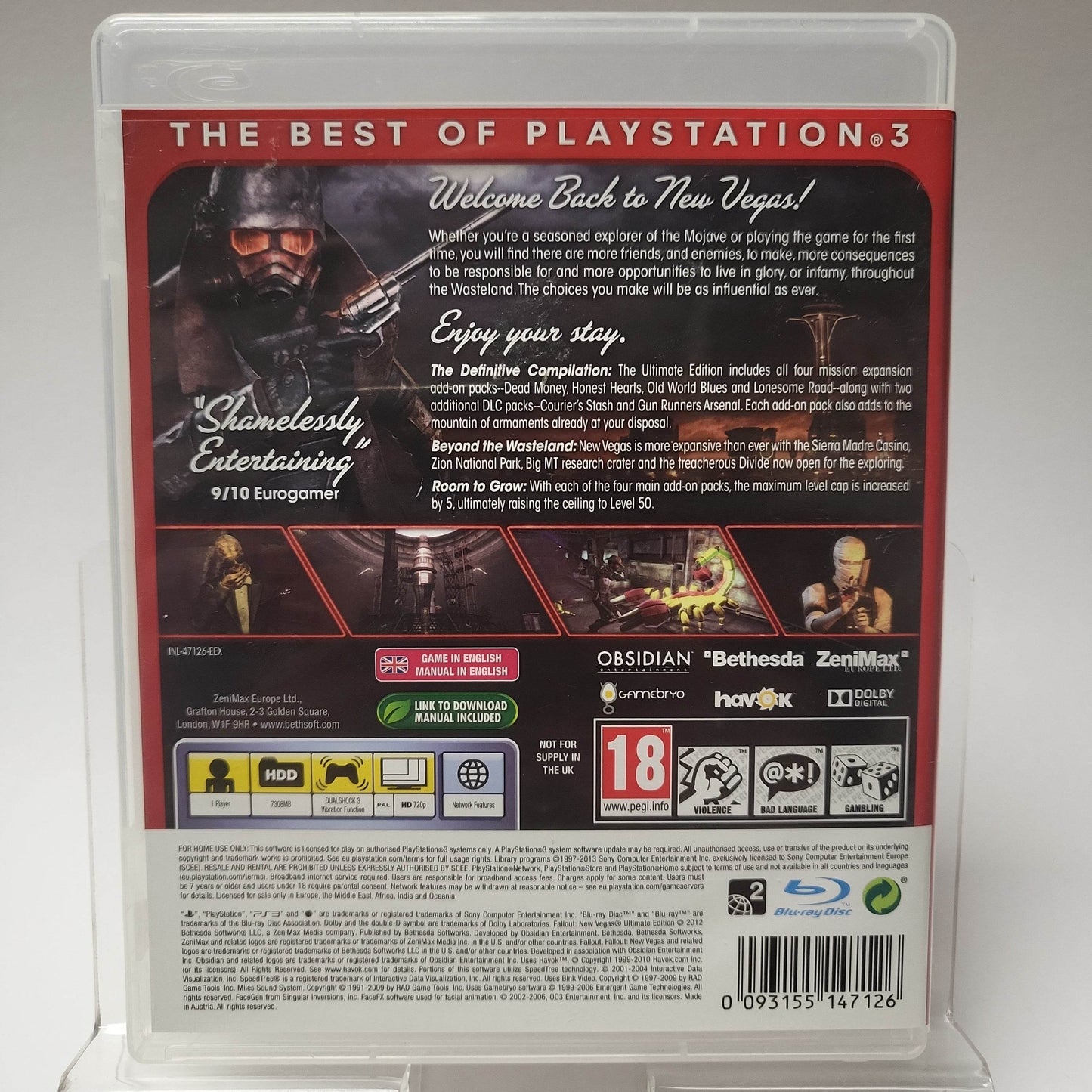 Fallout New Vegas Ultimate Edition Essentials PS3 - Feniks Gameshop