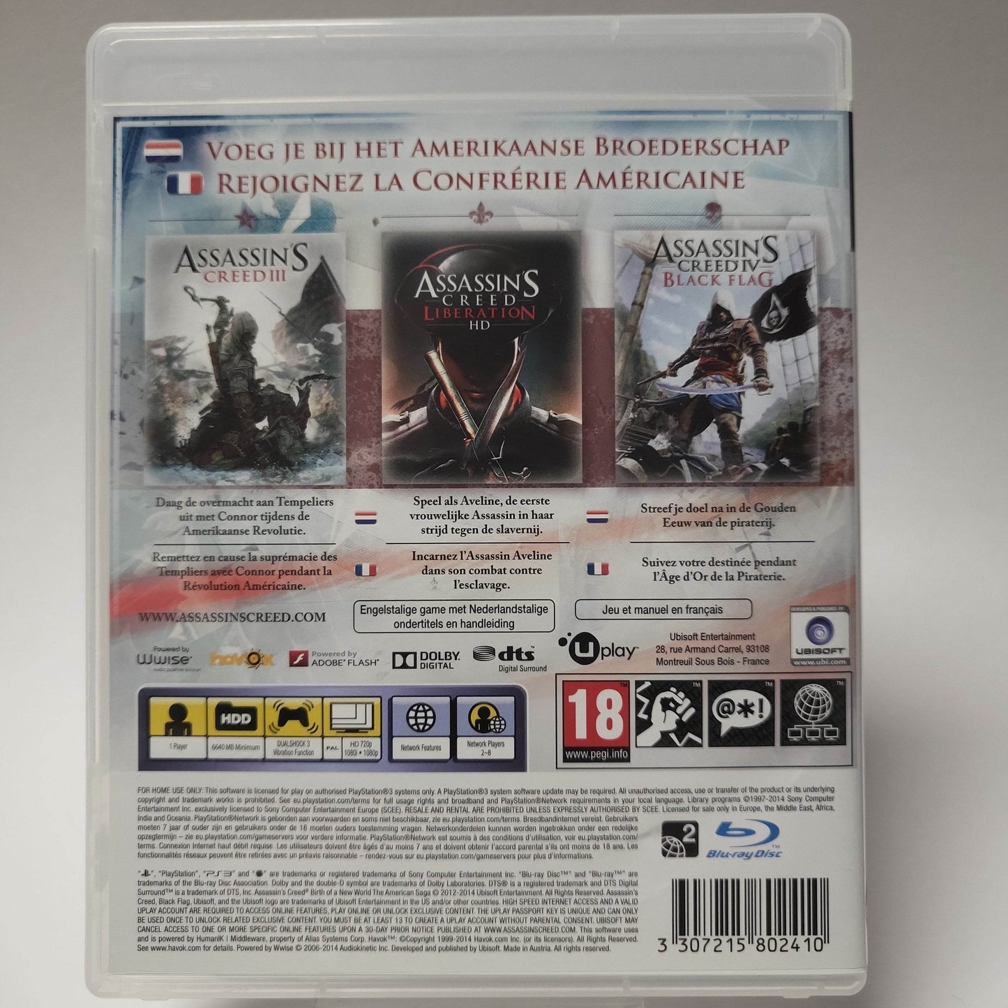 Assassin's Creed Birth of a New World American Saga (No Book) PlayStation 3 - Feniks Gameshop