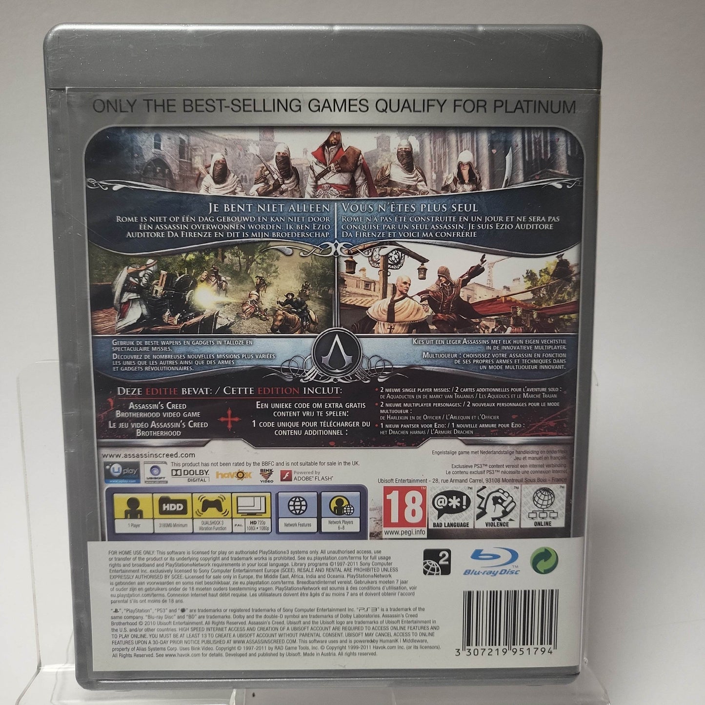 Assassin's Creed Brotherhood Platinum Playstation 3 - Feniks Gameshop