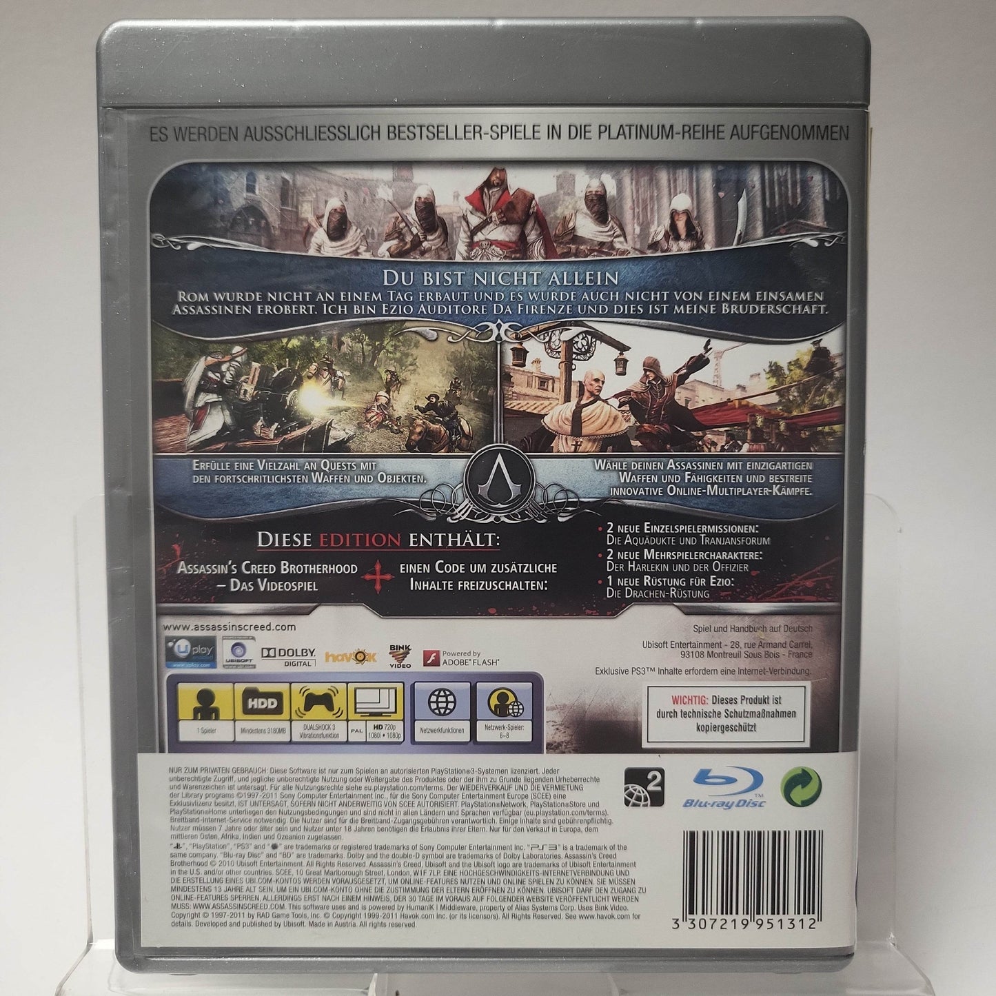 Assassin's Creed Brotherhood Platinum Playstation 3 - Feniks Gameshop