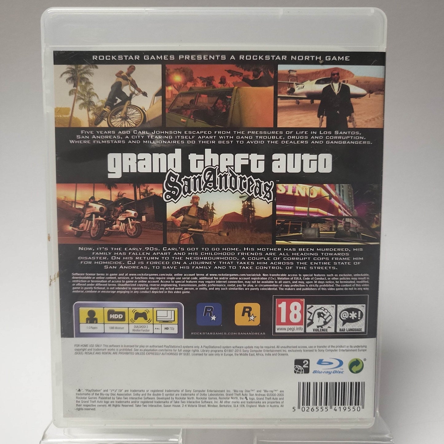 Grand Theft Auto San Andreas (No Map) PlayStation 3 - Feniks Gameshop
