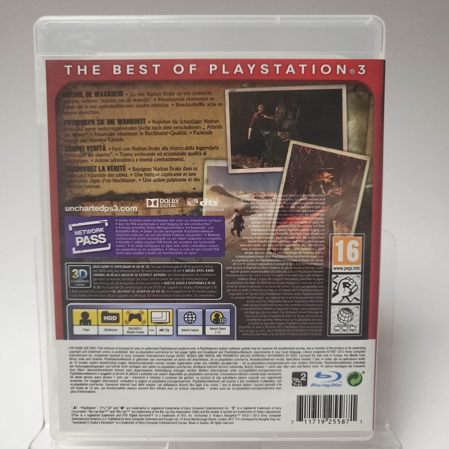 Uncharted 3 Drake's Deception Essentials Playstation 3 - Feniks Gameshop