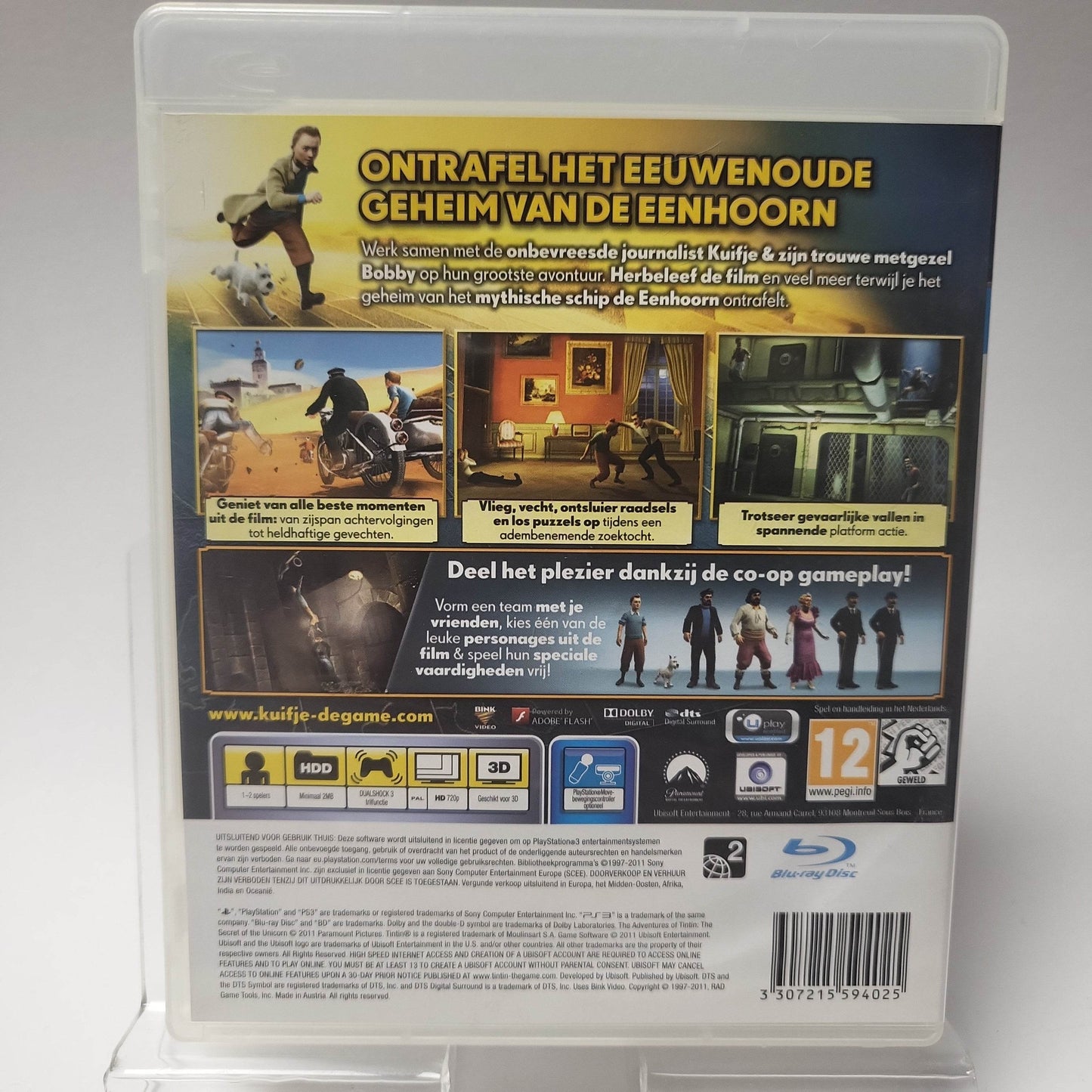 Avonturen van Kuifje het Geheim vd Eenhoorn PS3 - Feniks Gameshop