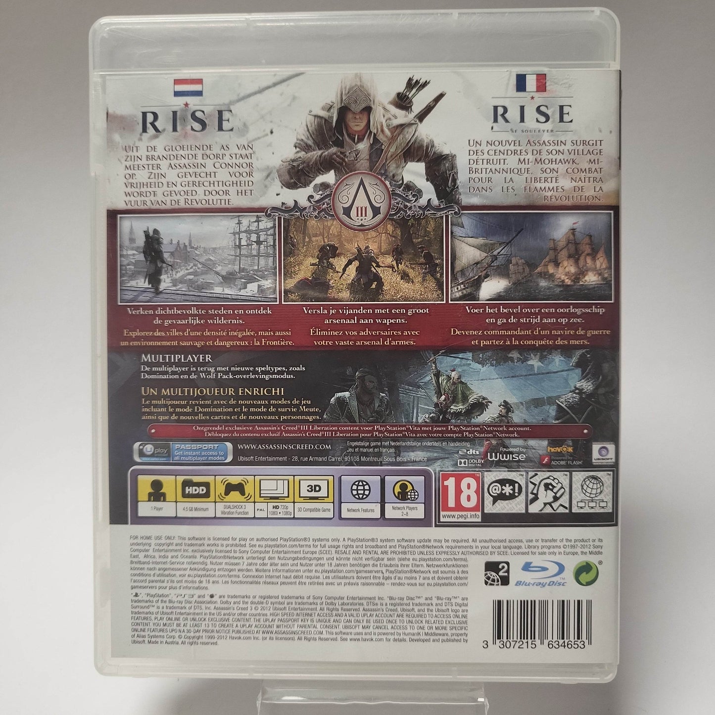 Assassin's Creed III (No Book) PlayStation 3 - Feniks Gameshop