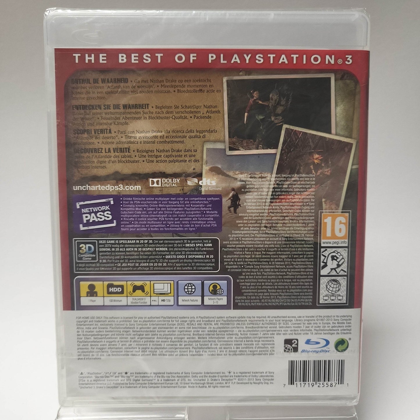 Uncharted 3 Drake's Deception Essentials geseald PS3 - Feniks Gameshop