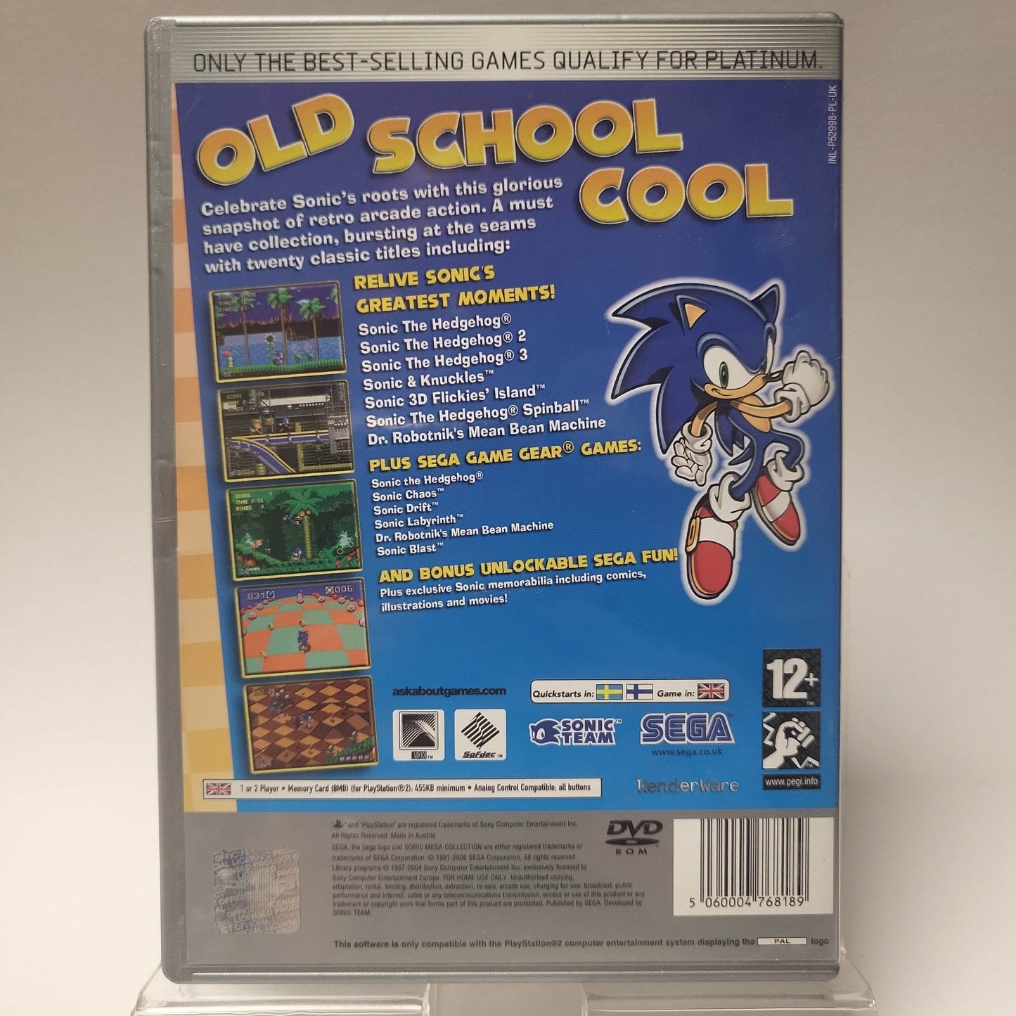 Sonic Mega Collection Plus Platinum PS2 - Feniks Gameshop