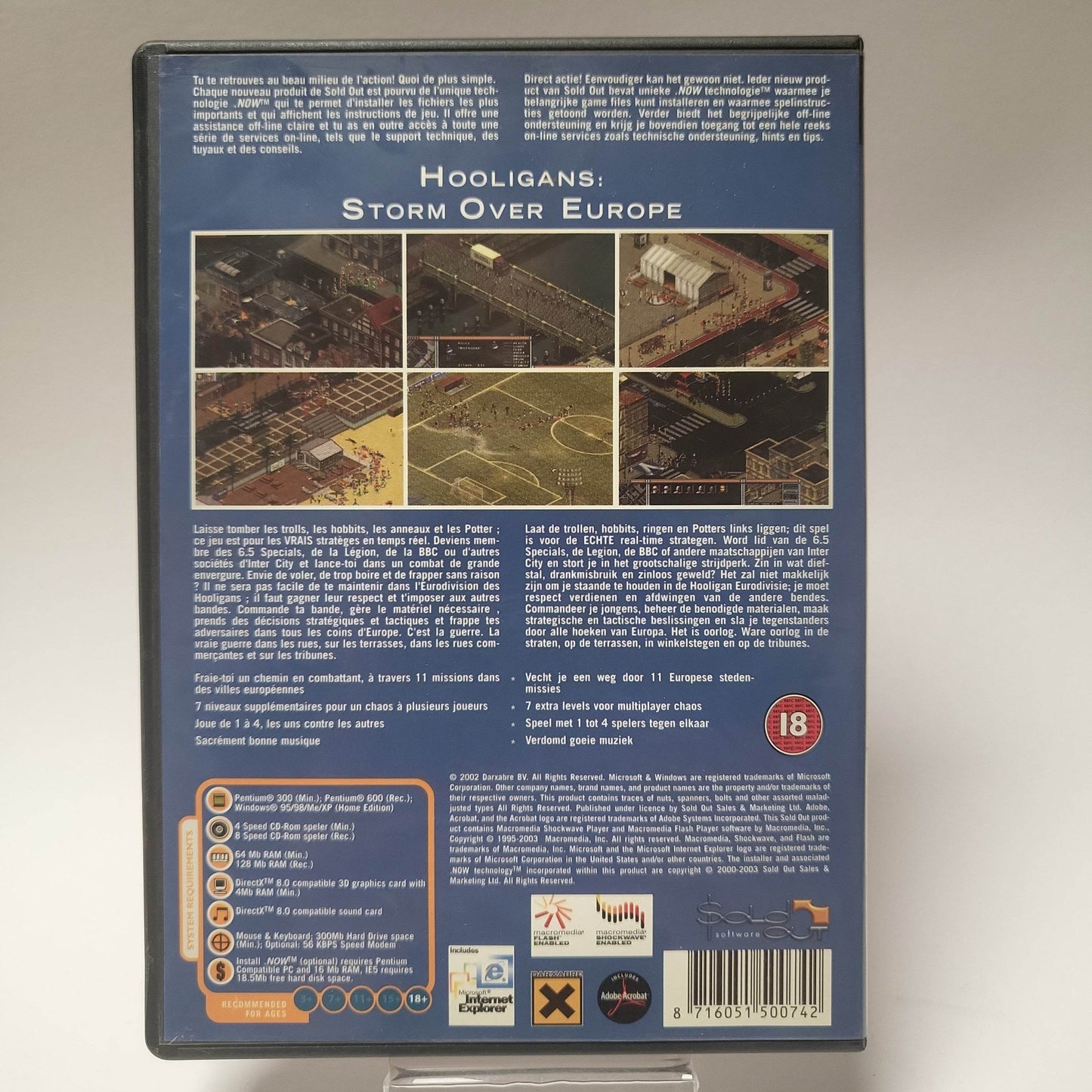 Hooligans Storm over Europe (No Book) PC - Feniks Gameshop