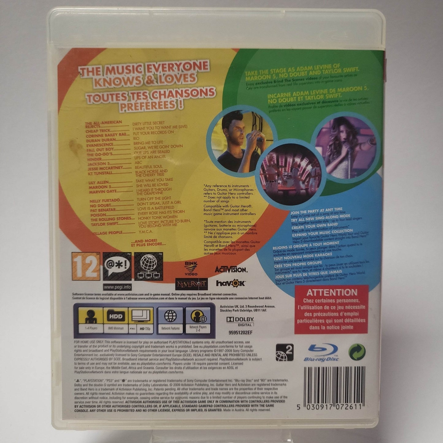 Band Hero (No Book) PlayStation 3 - Feniks Gameshop