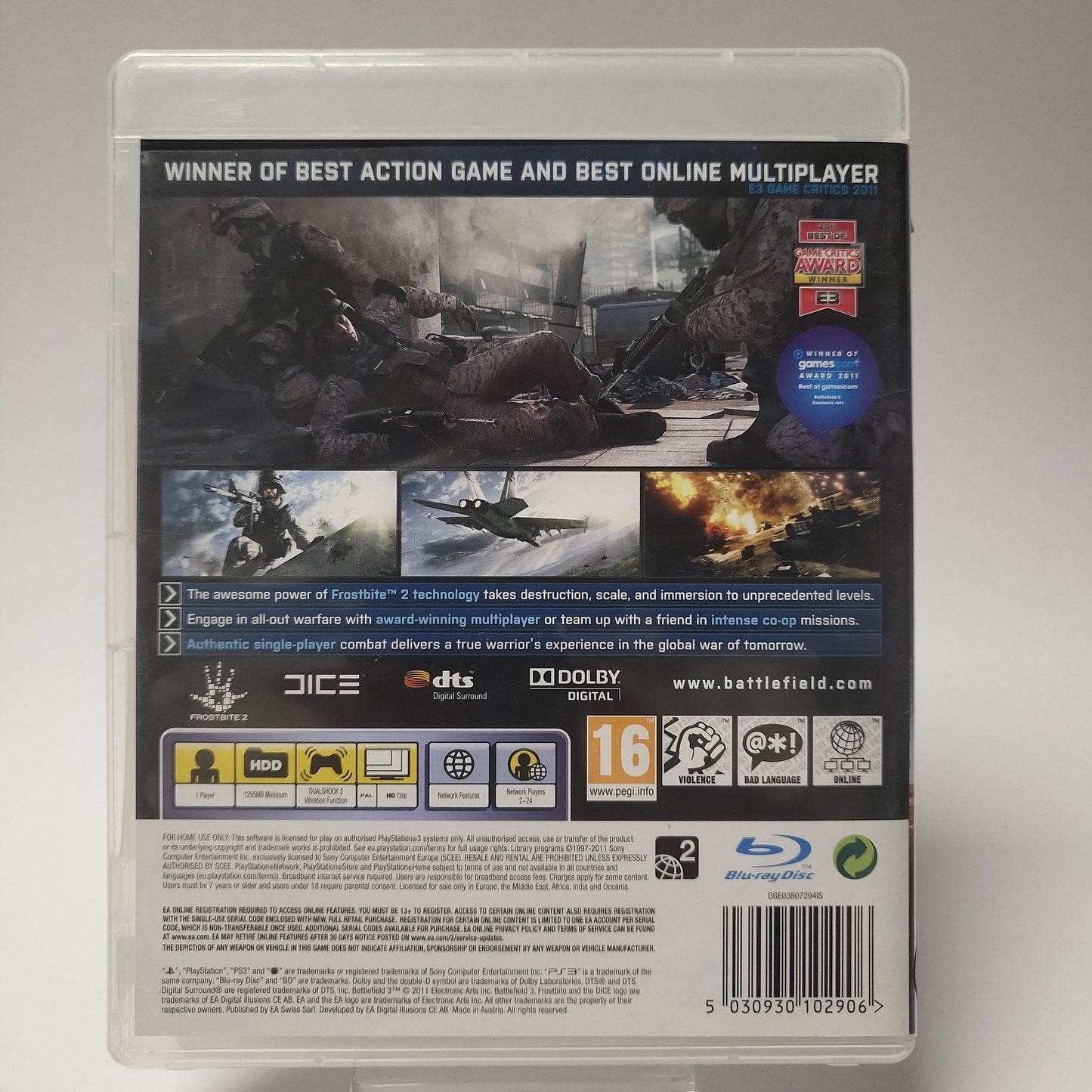 Battlefield 3 (No Book) PlayStation 3 - Feniks Gameshop