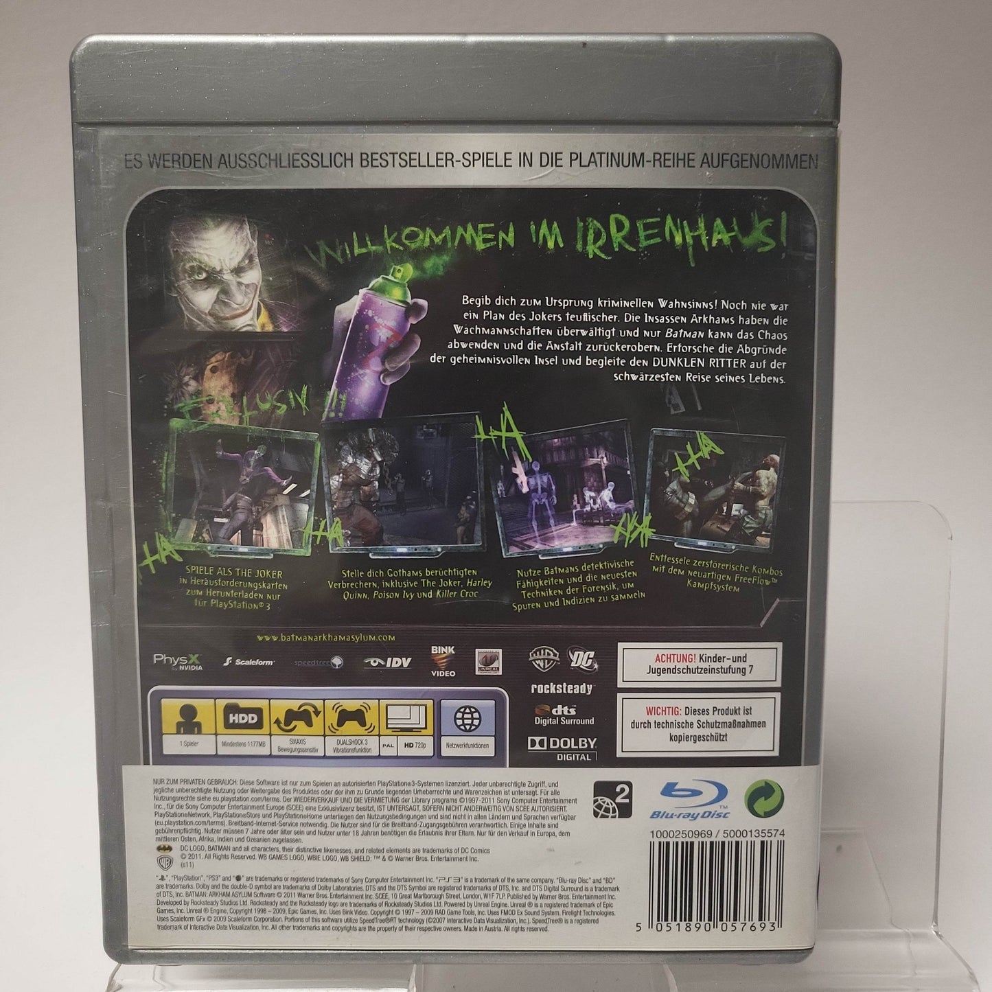 Batman Arkham Asylum Platinum Playstation 3 - Feniks Gameshop