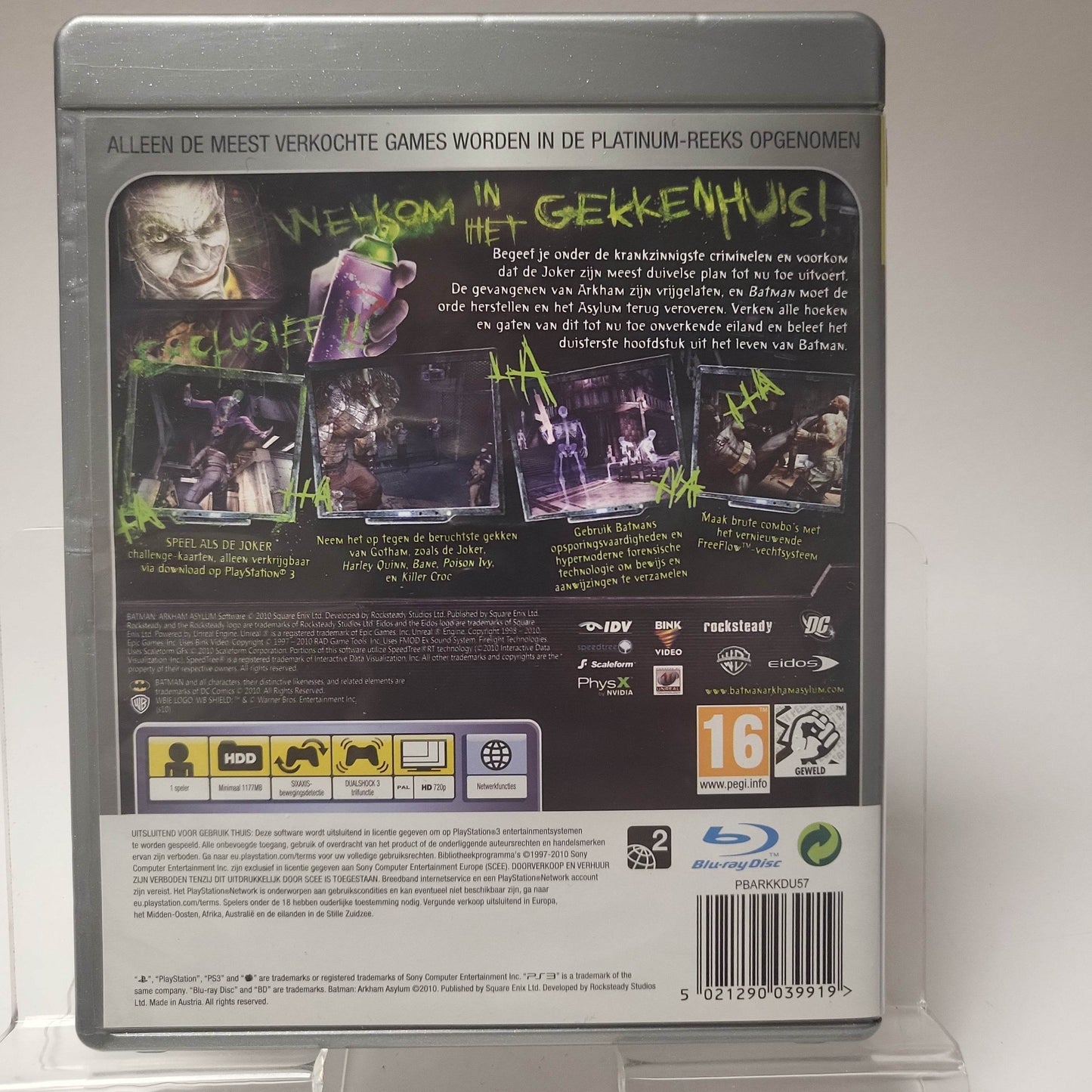 Batman Arkham Asylum Platinum Playstation 3 - Feniks Gameshop