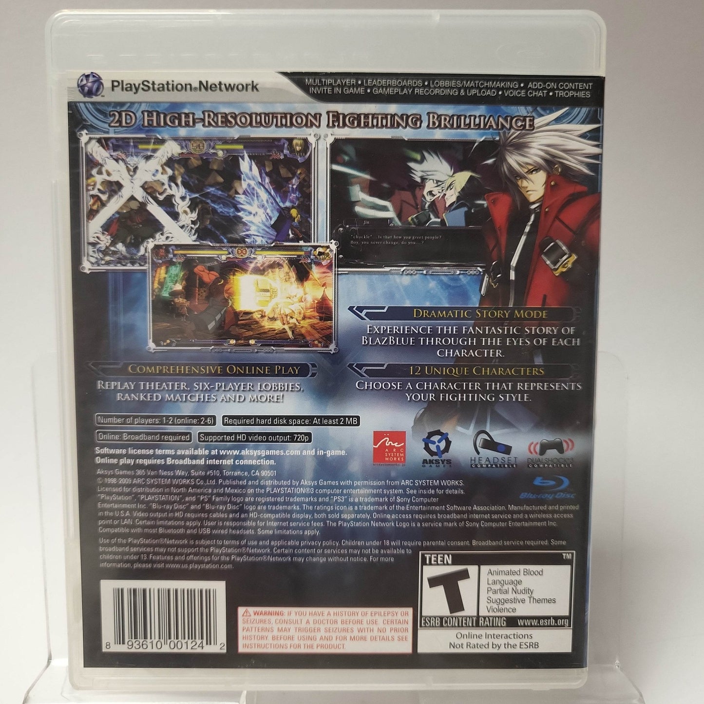 Blazblue Calamity Trigger American Edition PS3 - Feniks Gameshop