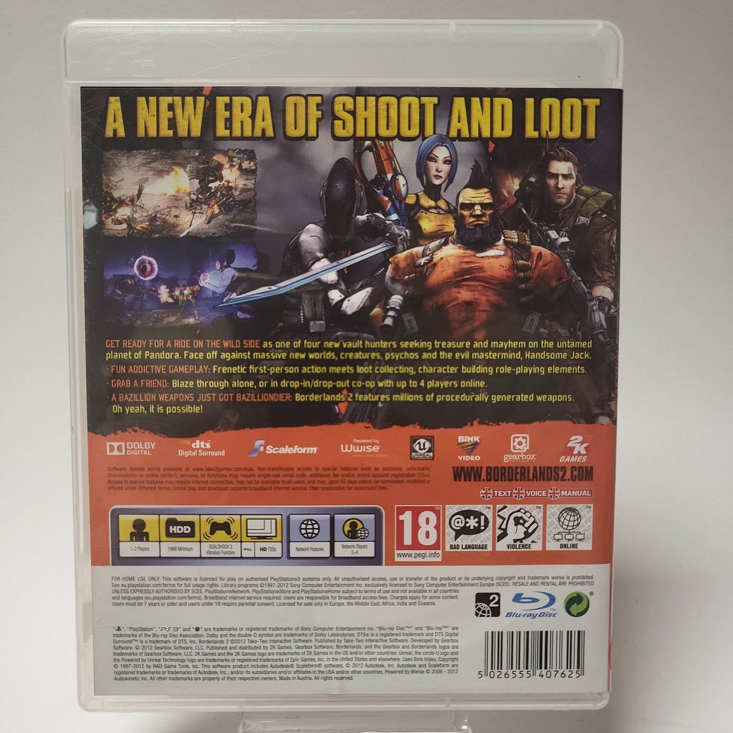 Borderlands 2 (No Book) PlayStation 3 - Feniks Gameshop