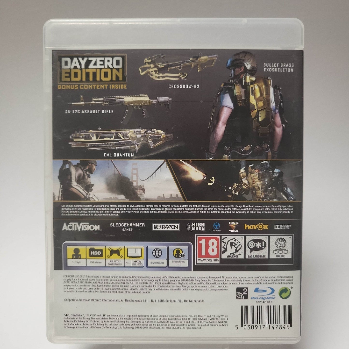 Call of Duty Advanced Warfare Day Zero Edition (No Book) PlayStation 3 - Feniks Gameshop