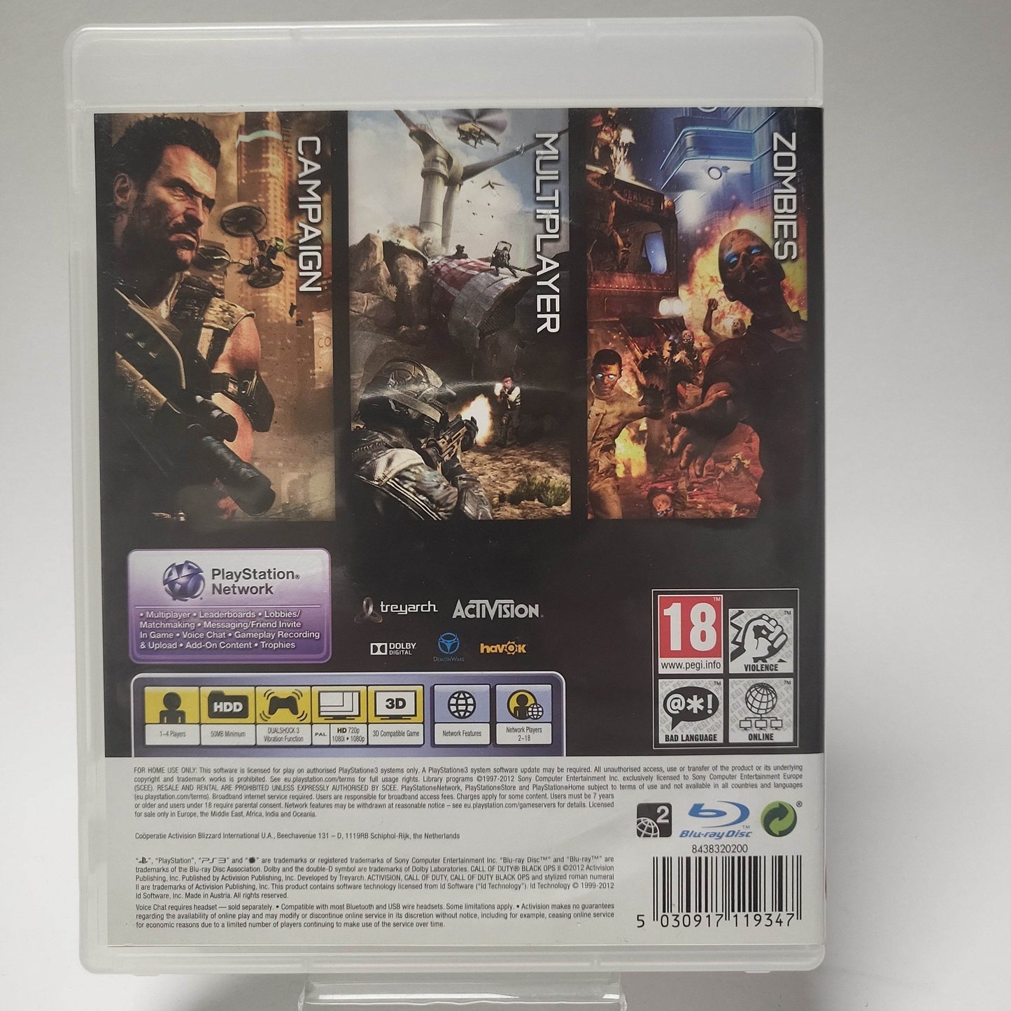 Call of Duty Black Ops II (No Book) PlayStation 3 - Feniks Gameshop