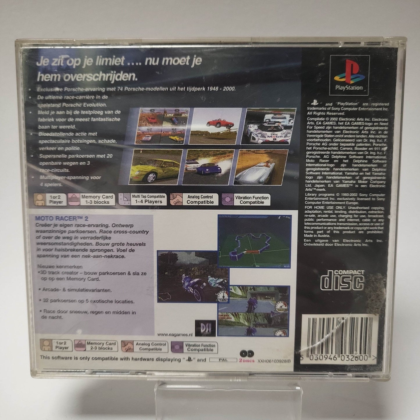 Need for Speed Porsche 2000 & Moto Racer 2 PS1 - Feniks Gameshop