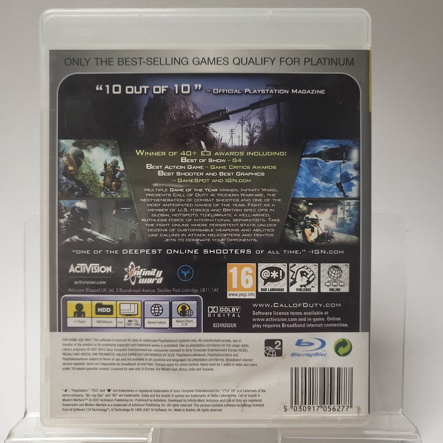 Call of Duty Modern Warfare 4 Platinum Playstation 3 - Feniks Gameshop