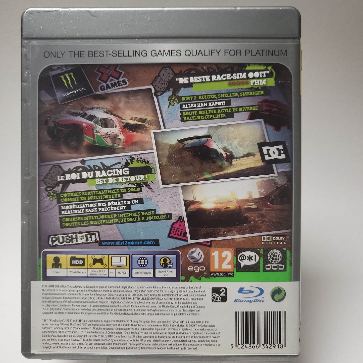 Colin McRae Dirt 2 Platinum (No Book) PlayStation 3 - Feniks Gameshop