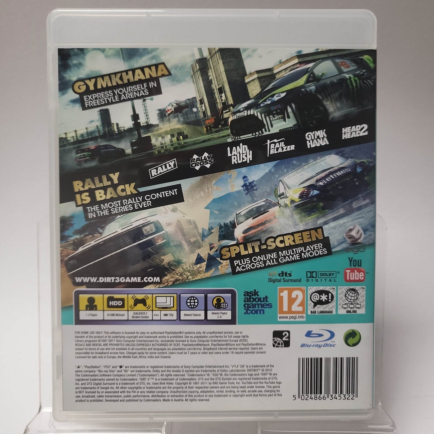 Dirt 3 Playstation 3 - Feniks Gameshop