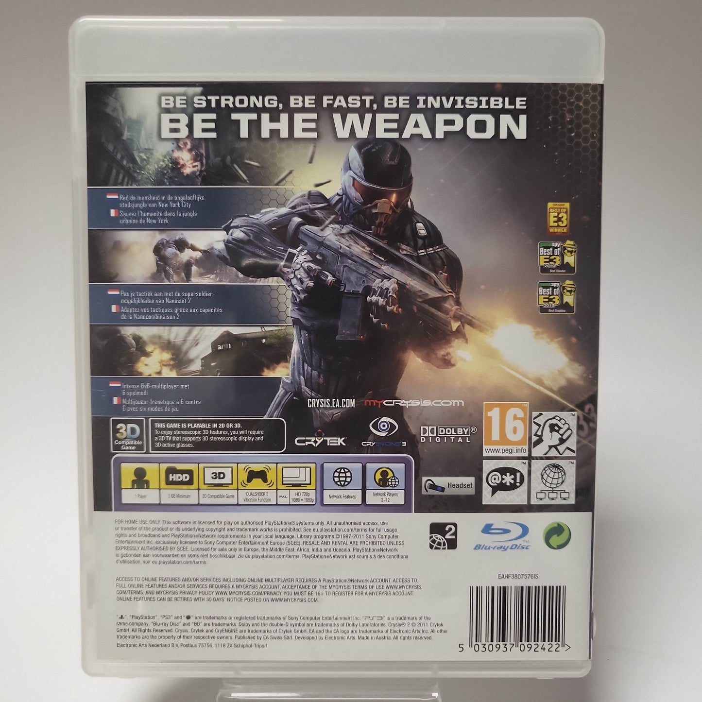 Crysis 2 (No Book) PlayStation 3 - Feniks Gameshop