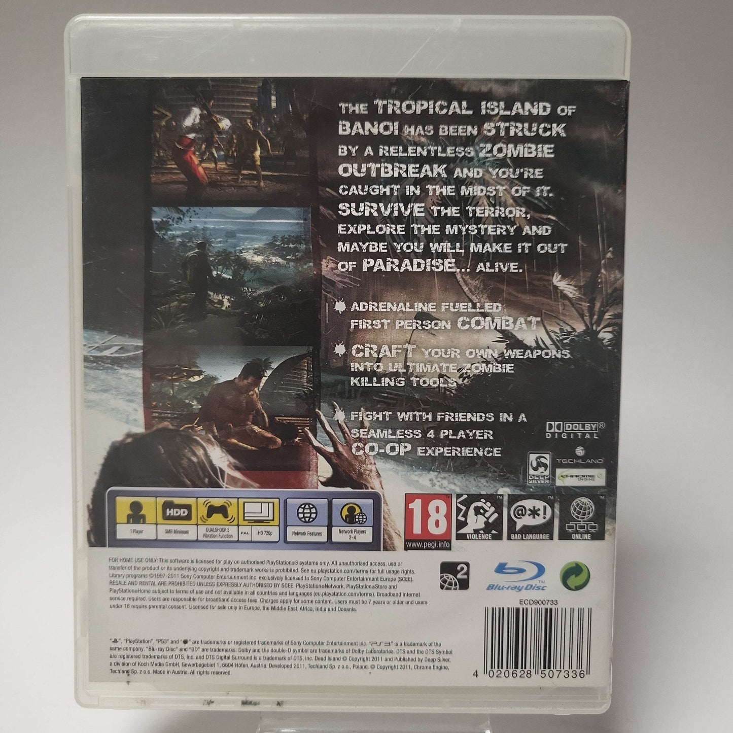 Dead Island (No Book) PlayStation 3 - Feniks Gameshop