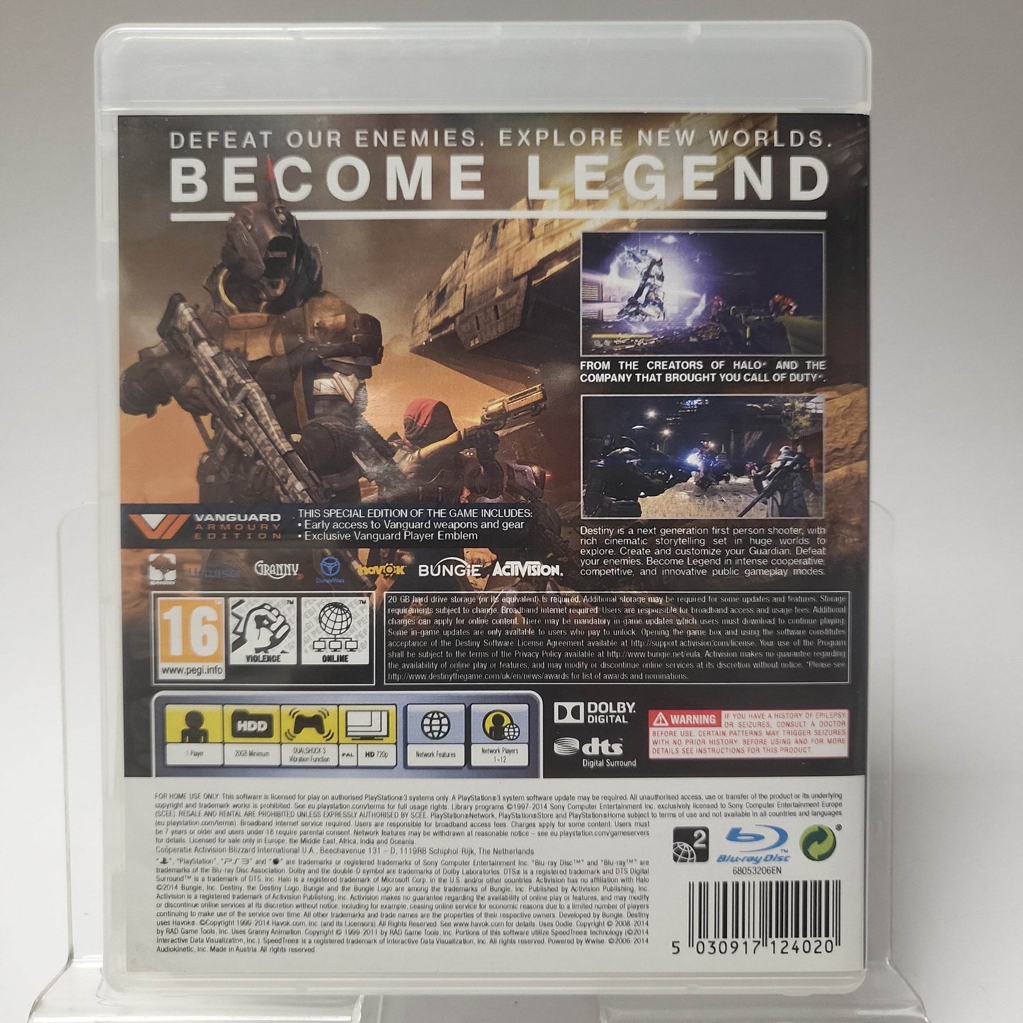 Destiny Vanguard Armoury Edition Playstation 3 - Feniks Gameshop