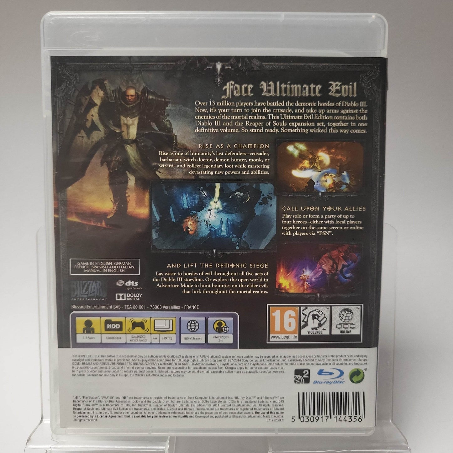 Diablo III Reaper of Souls Ultimate Evil Playstation 3 - Feniks Gameshop