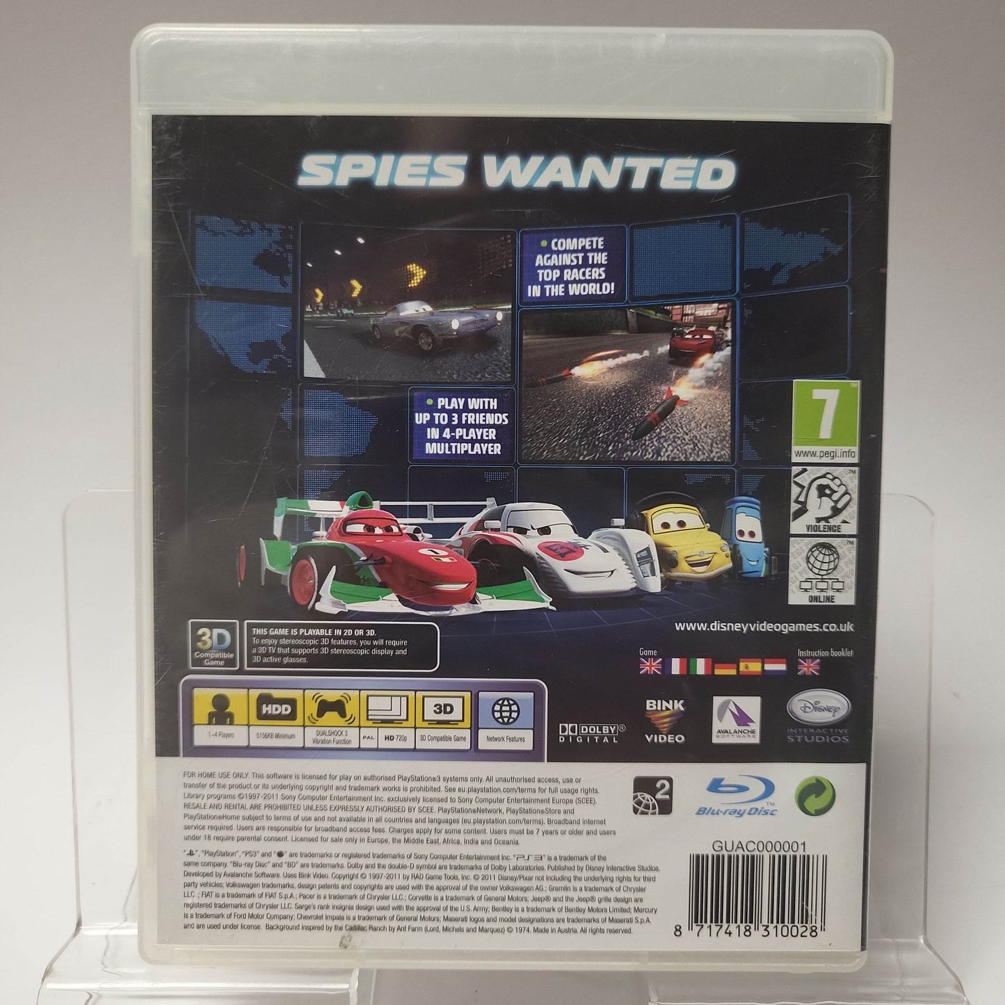 Disney Pixar Cars 2 Playstation 3 - Feniks Gameshop