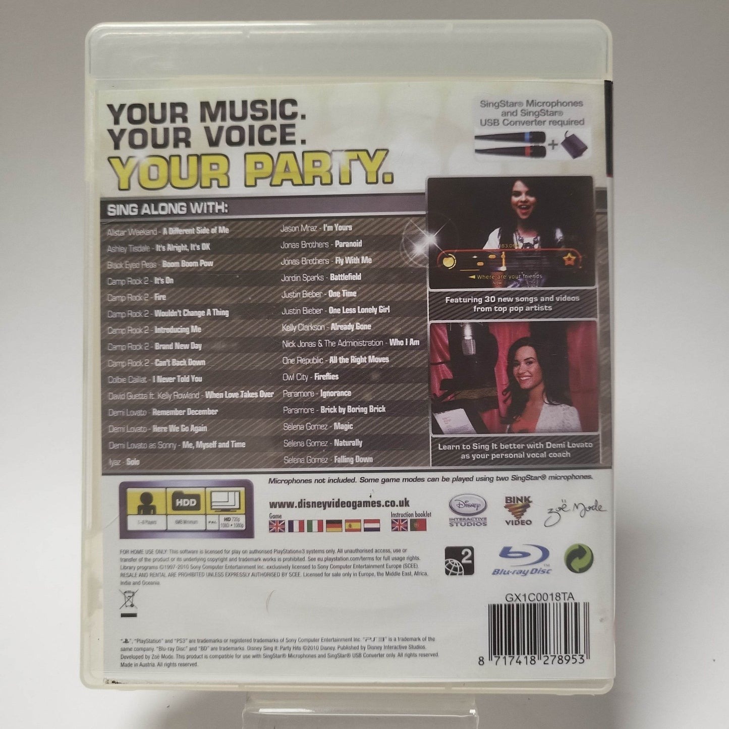 Disney Sing It Party Hits (No Book) PlayStation 3 - Feniks Gameshop