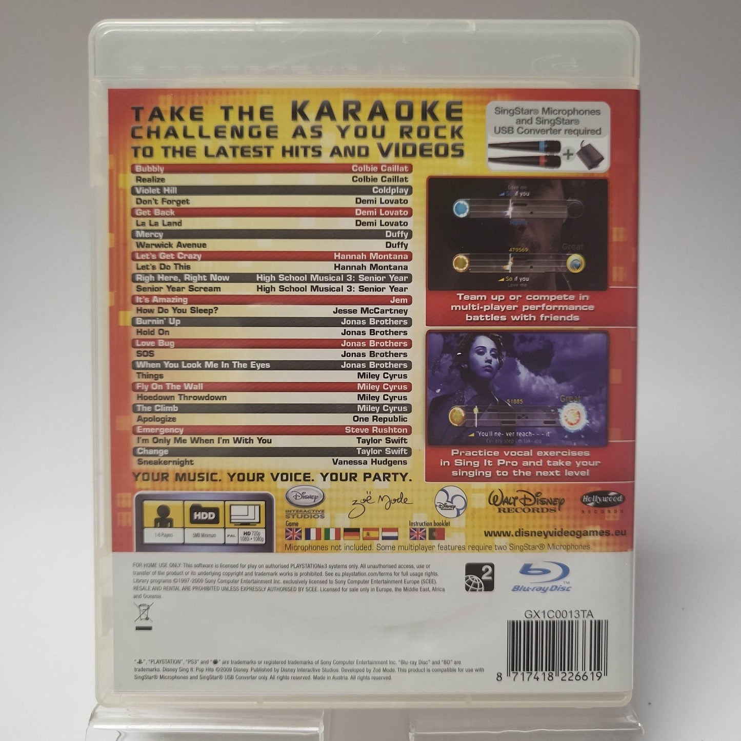 Disney Sing It Pop Hits Playstation 3 - Feniks Gameshop
