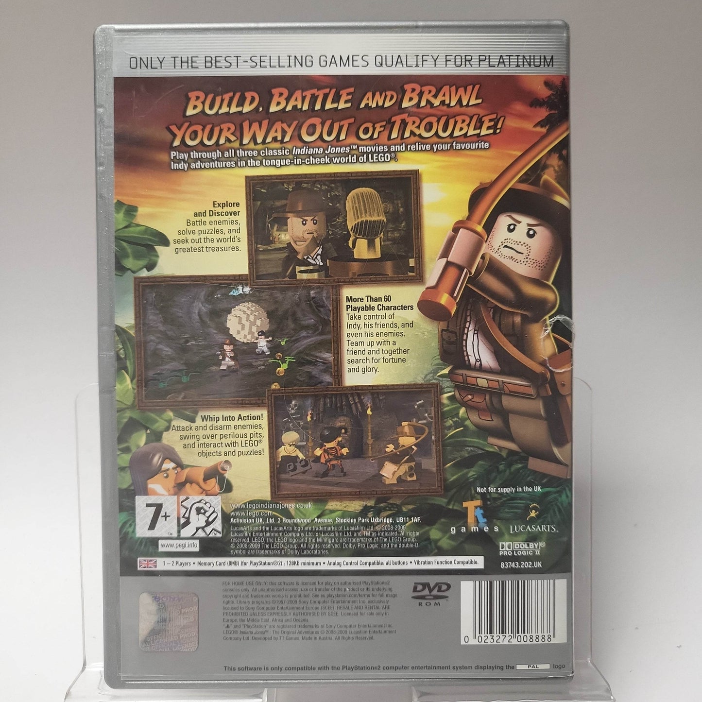 LEGO Indiana Jones the Original Adventures Platinum PS2 - Feniks Gameshop