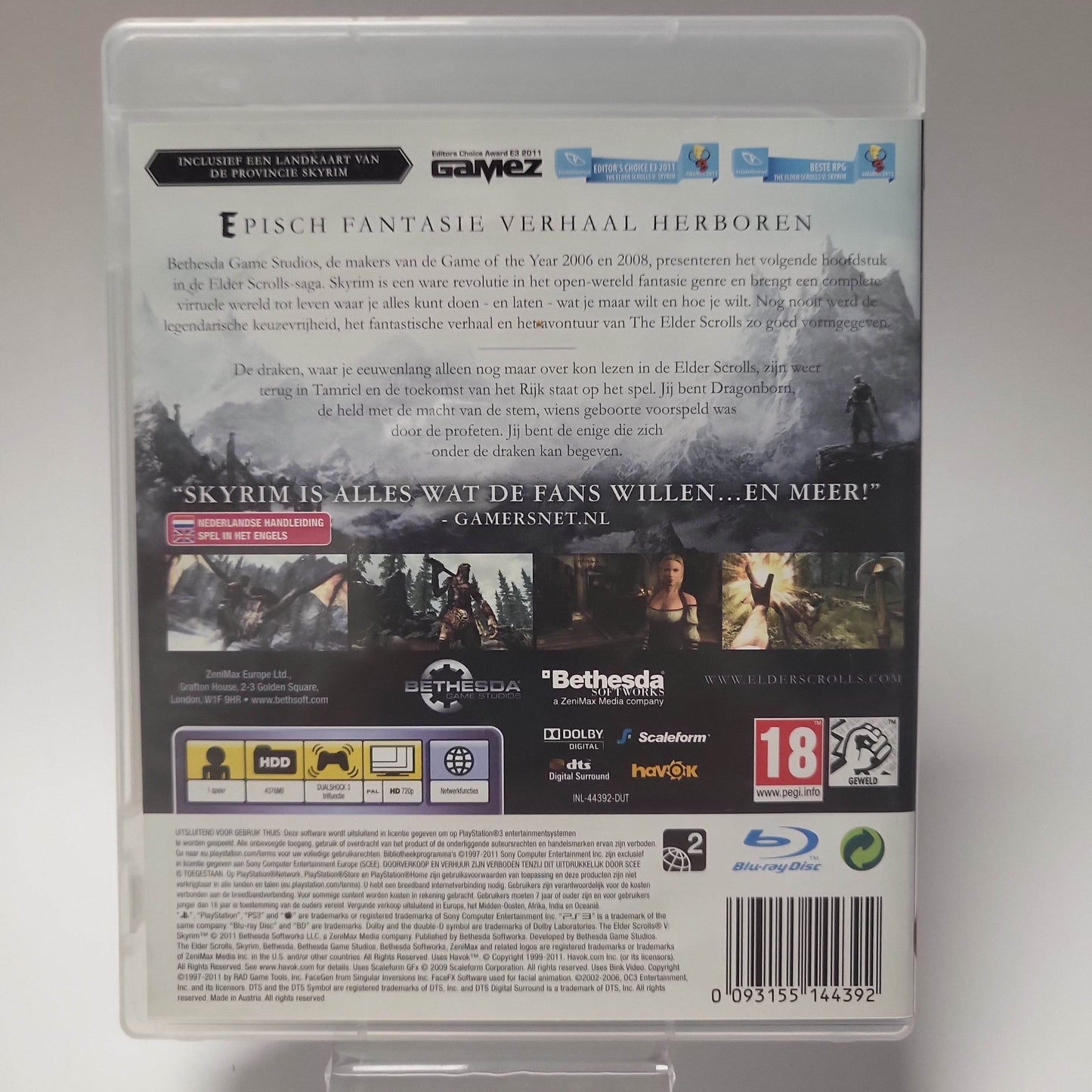 Elder Scrolls V Skyrim (No Map, No Book) PlayStation 3 - Feniks Gameshop