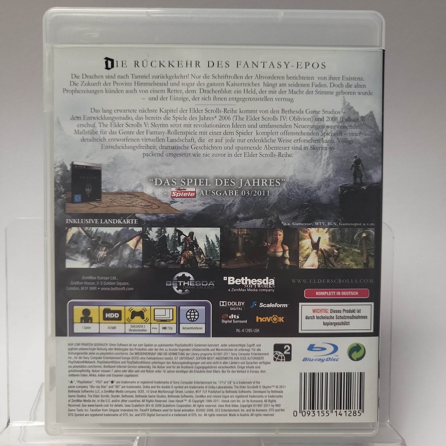 Elder Scrolls V Skyrim (No Map) PlayStation 3 - Feniks Gameshop
