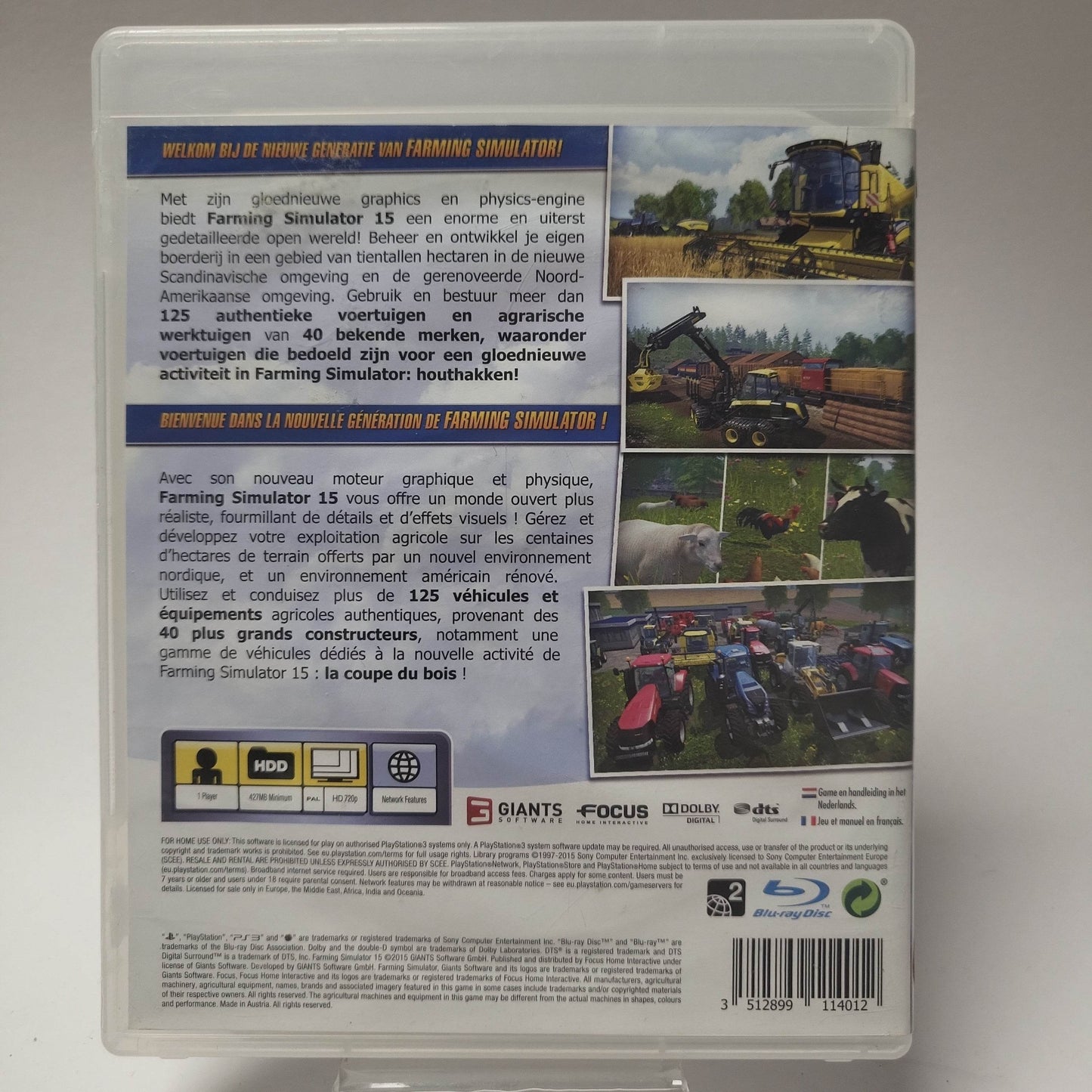 Farming Simulator 15 (No Book) PlayStation 3 - Feniks Gameshop