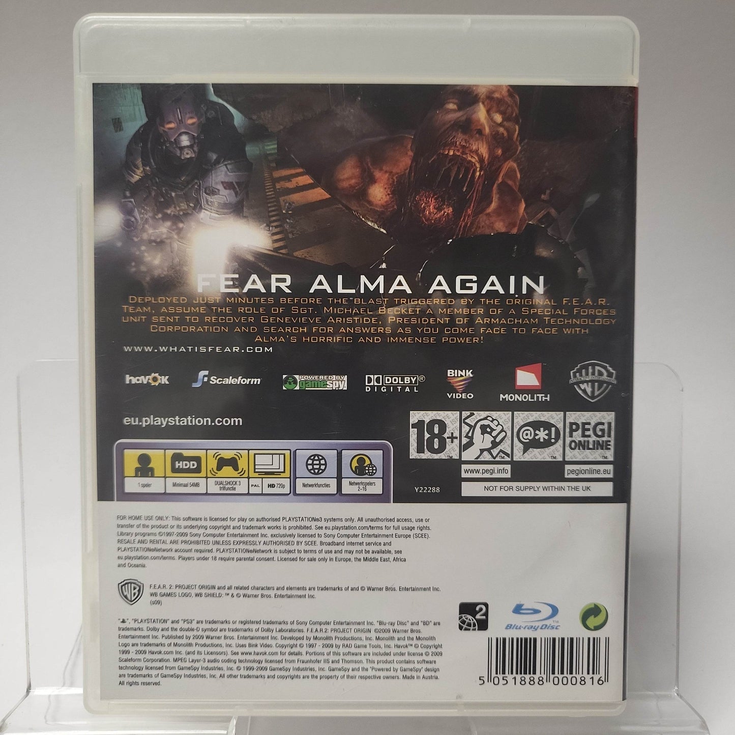 F.E.A.R. 2 Project Origin Playstation 3 - Feniks Gameshop